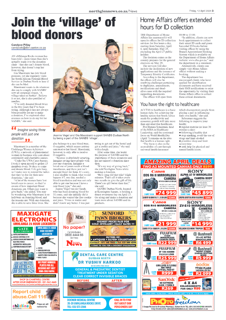 Northglen News 12 April 2024 page 3