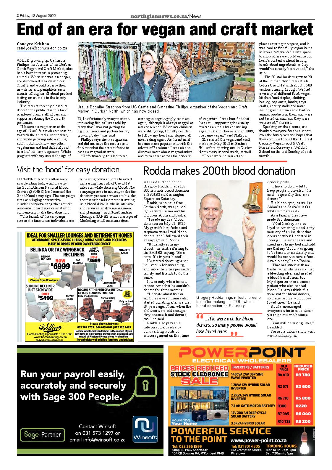 Northglen News 12 August 2022 page 2