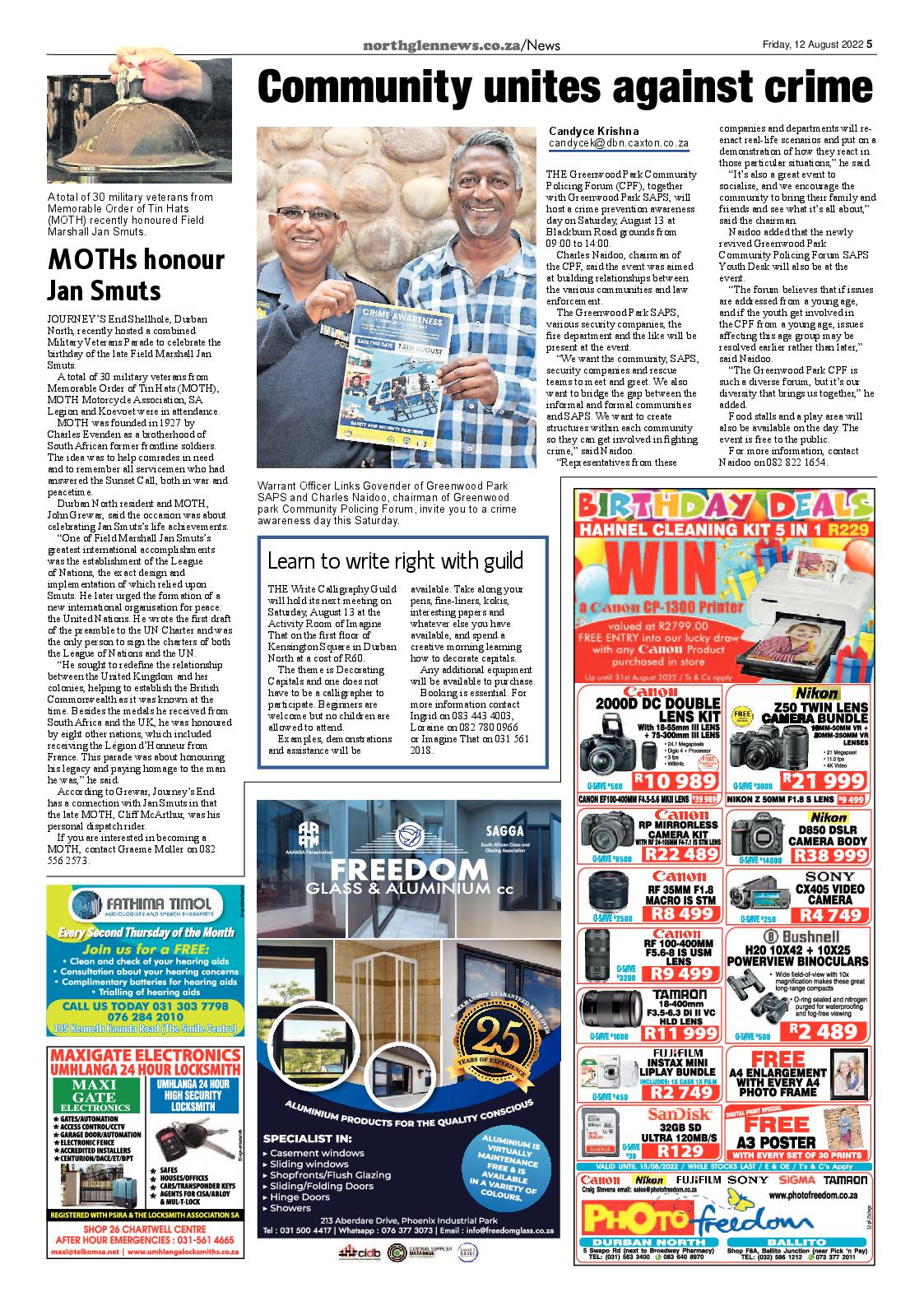 Northglen News 12 August 2022 page 5