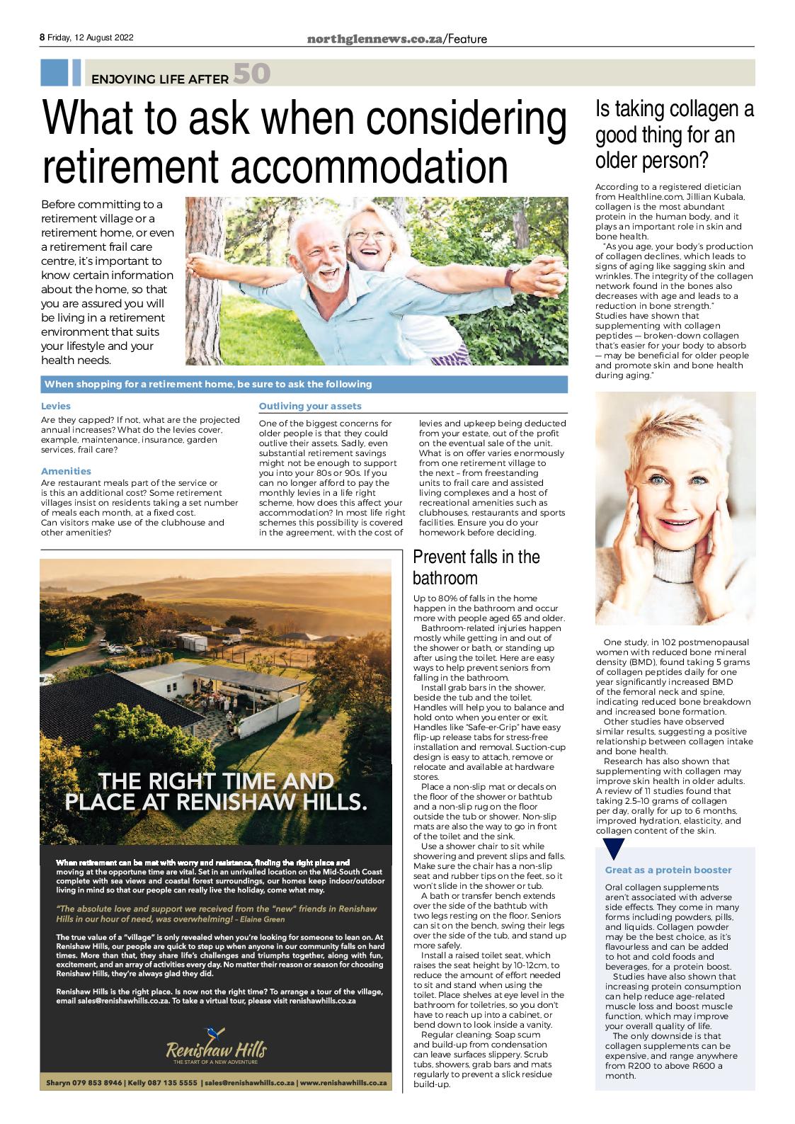 Northglen News 12 August 2022 page 8