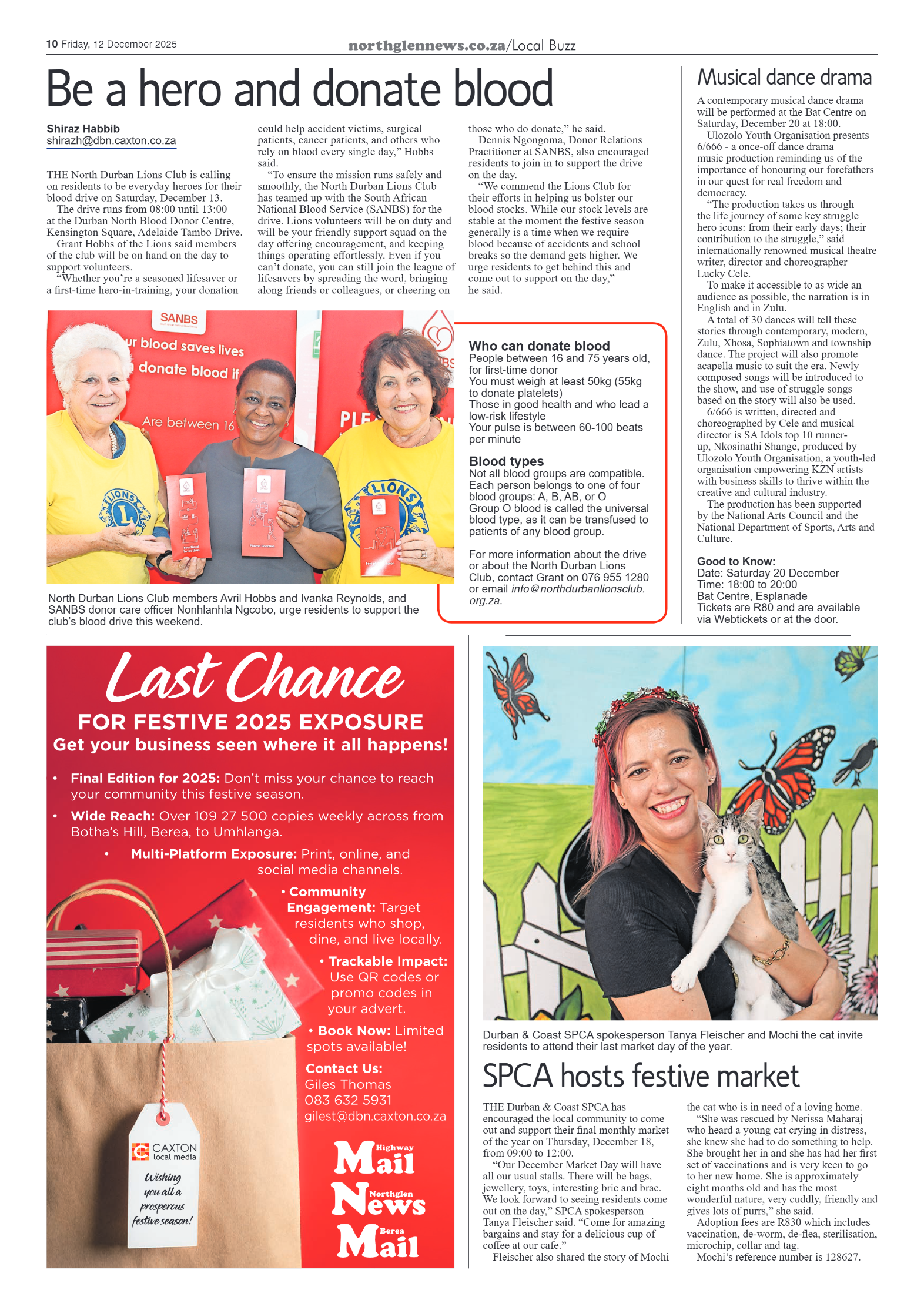 Northglen News 12 December 2025 page 10