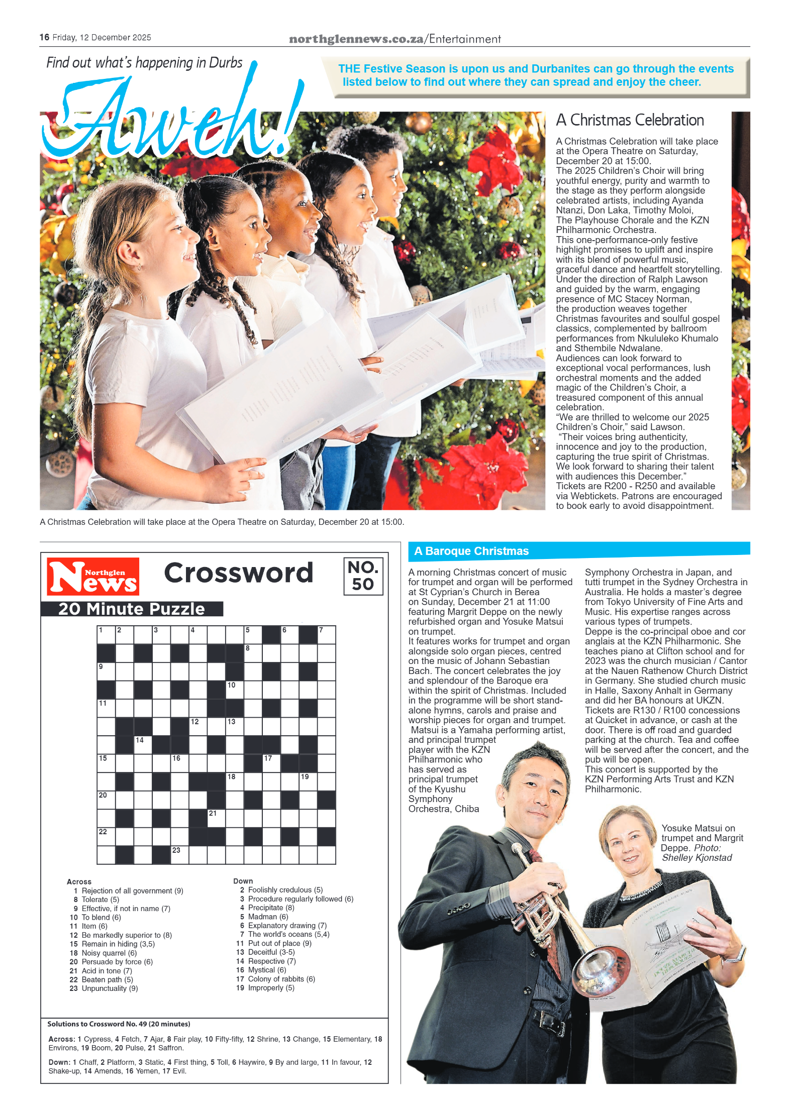 Northglen News 12 December 2025 page 16