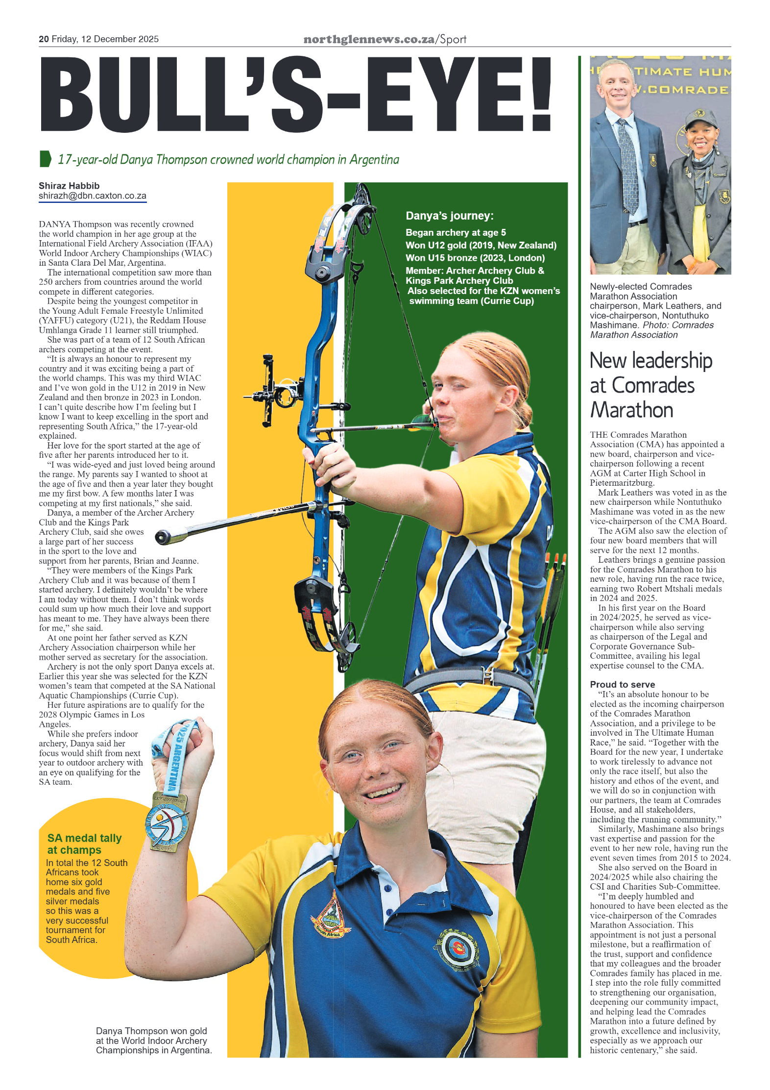 Northglen News 12 December 2025 page 20