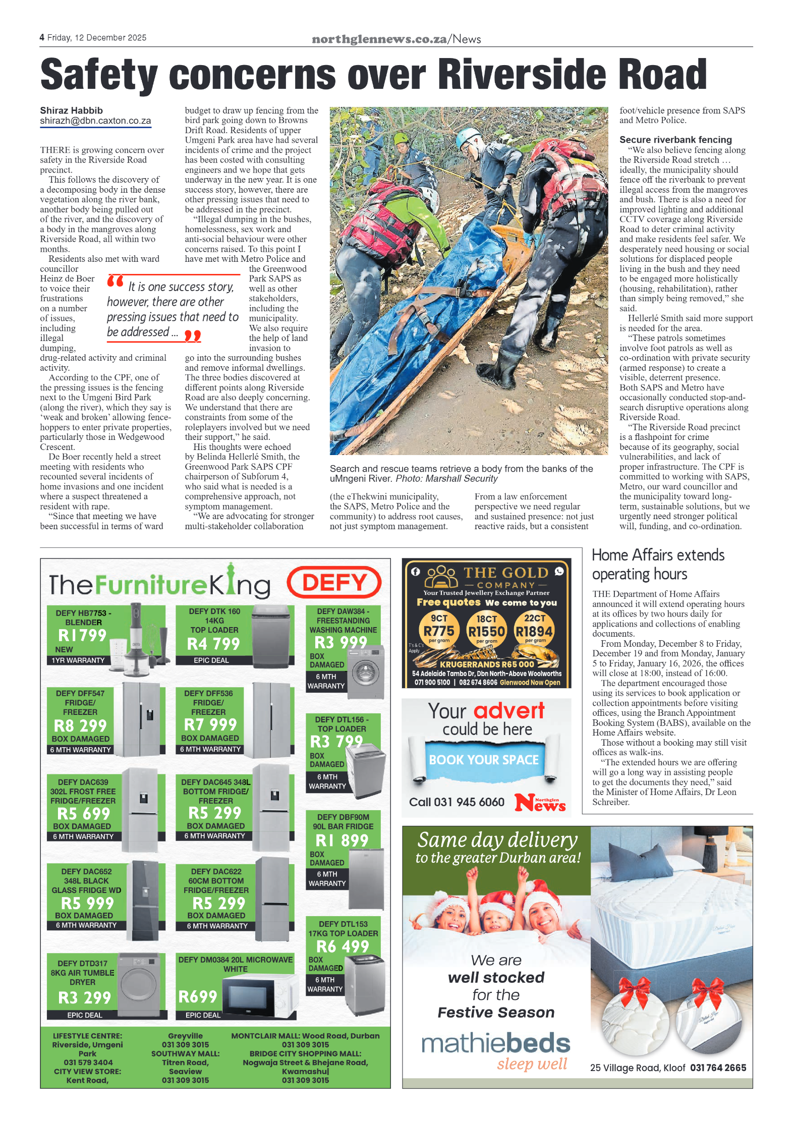 Northglen News 12 December 2025 page 4