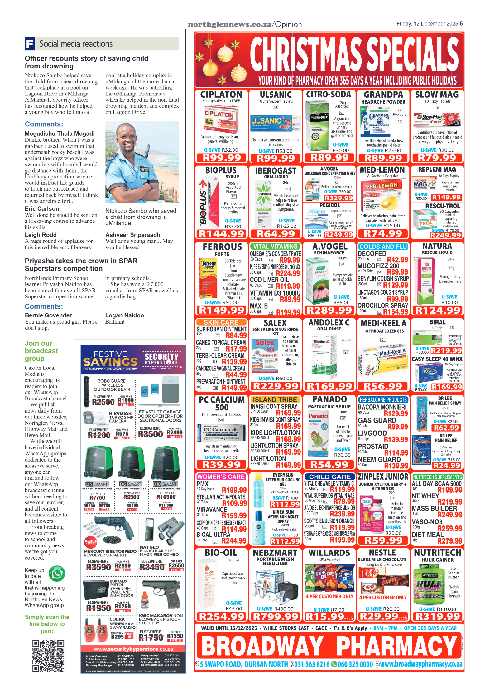 Northglen News 12 December 2025 page 5