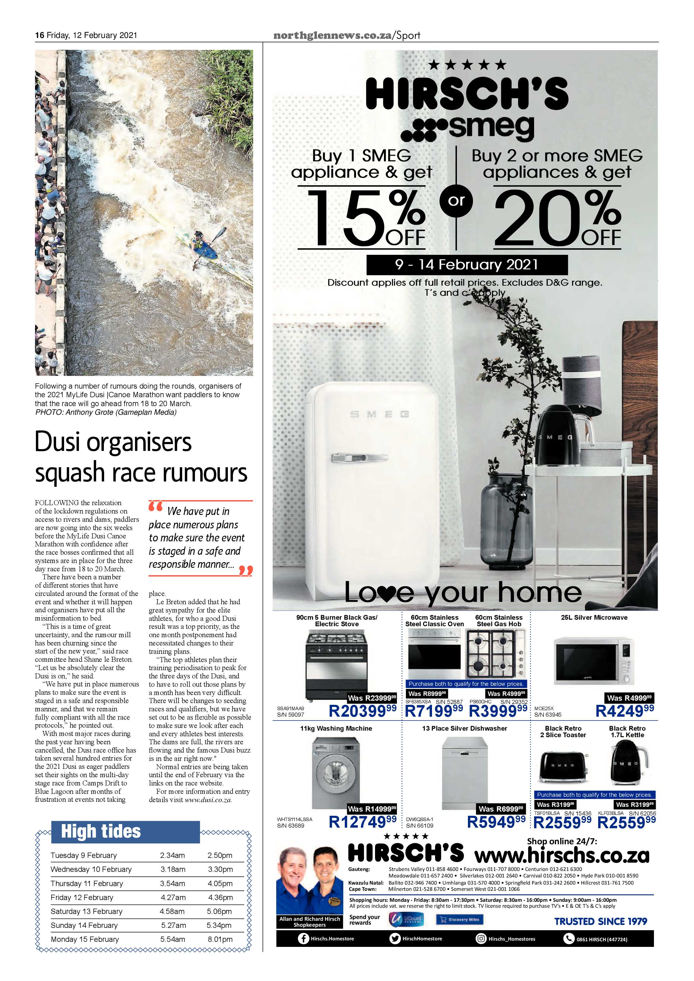 Northglen News 12 February 2021 page 16