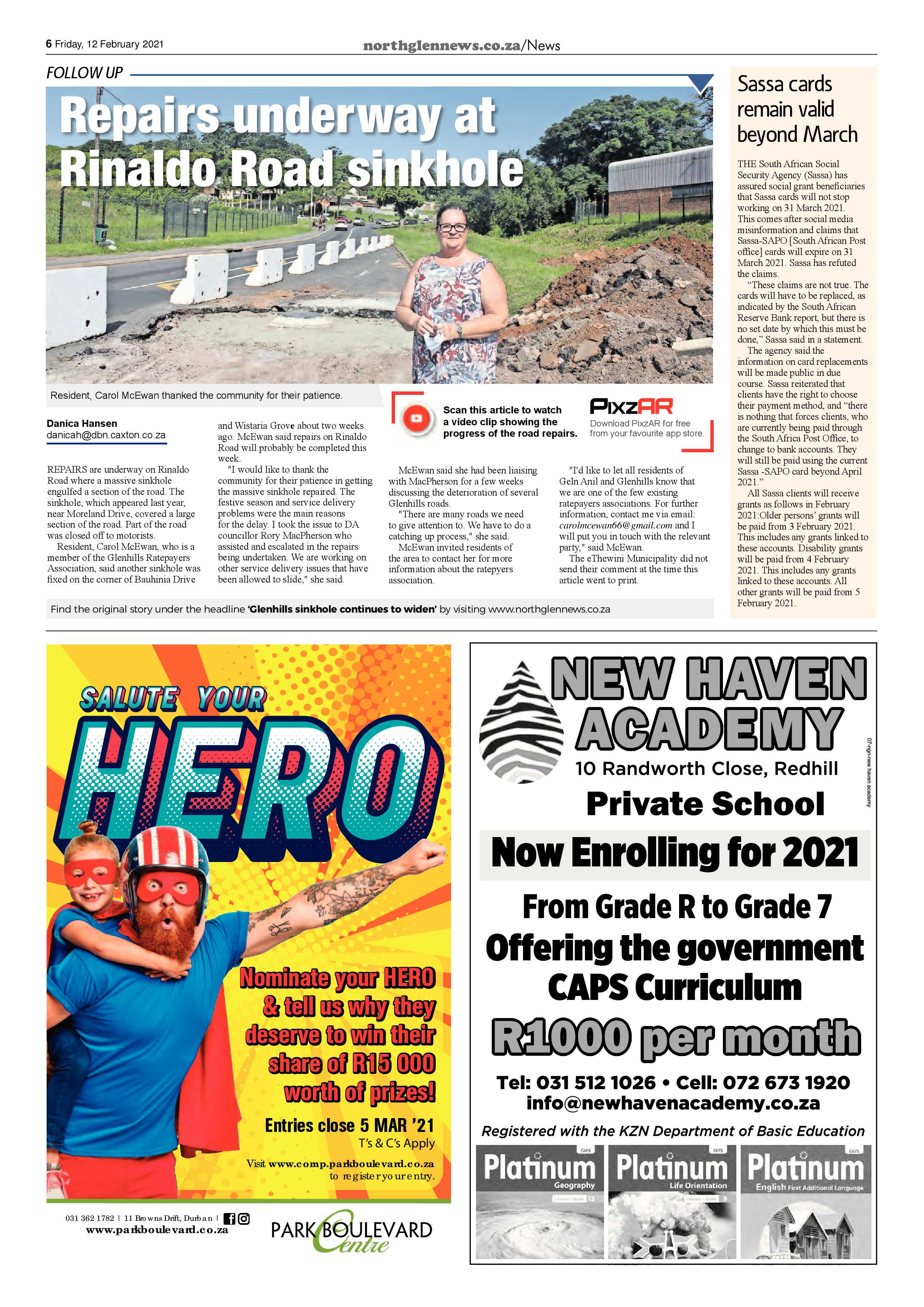 Northglen News 12 February 2021 page 6