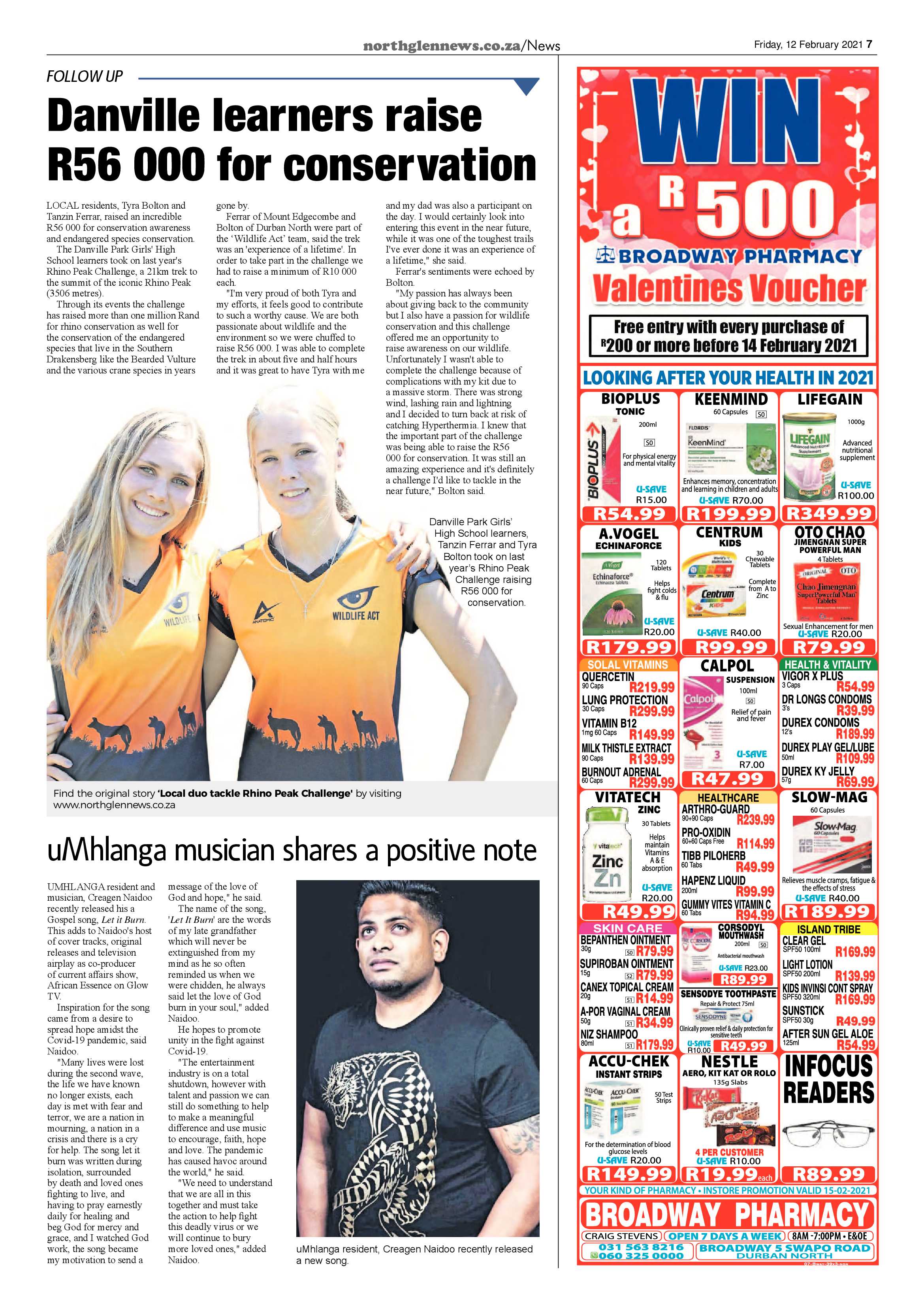 Northglen News 12 February 2021 page 7
