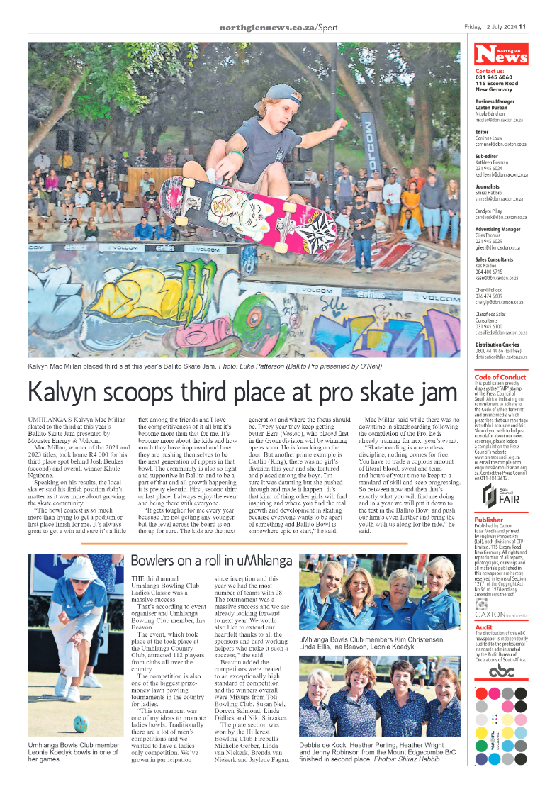 Northglen News 12 July 2024 page 11