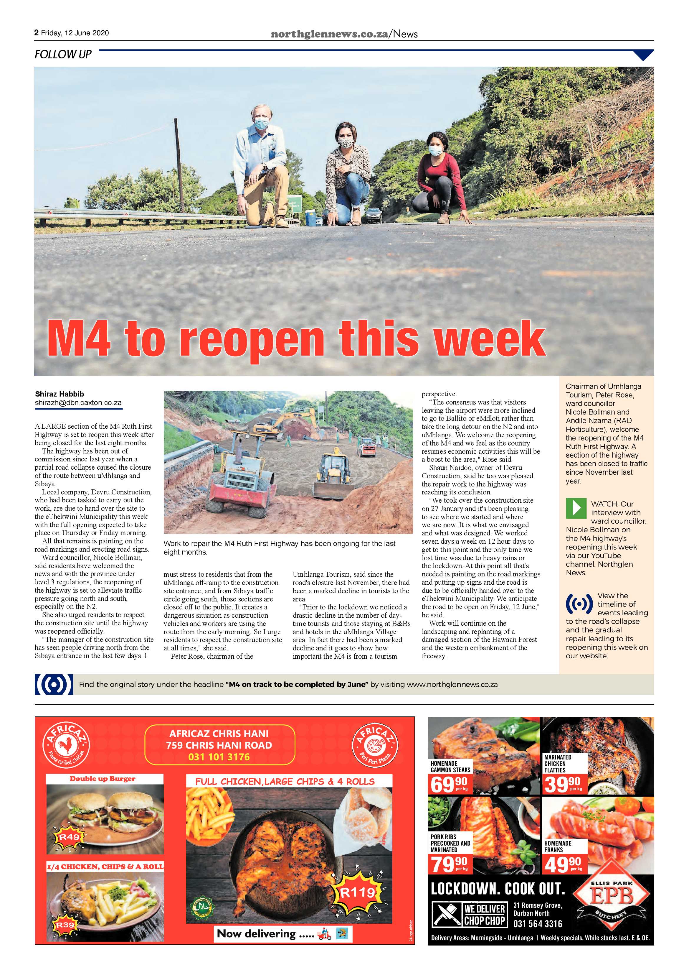 Northglen News 12 June 2020 page 2