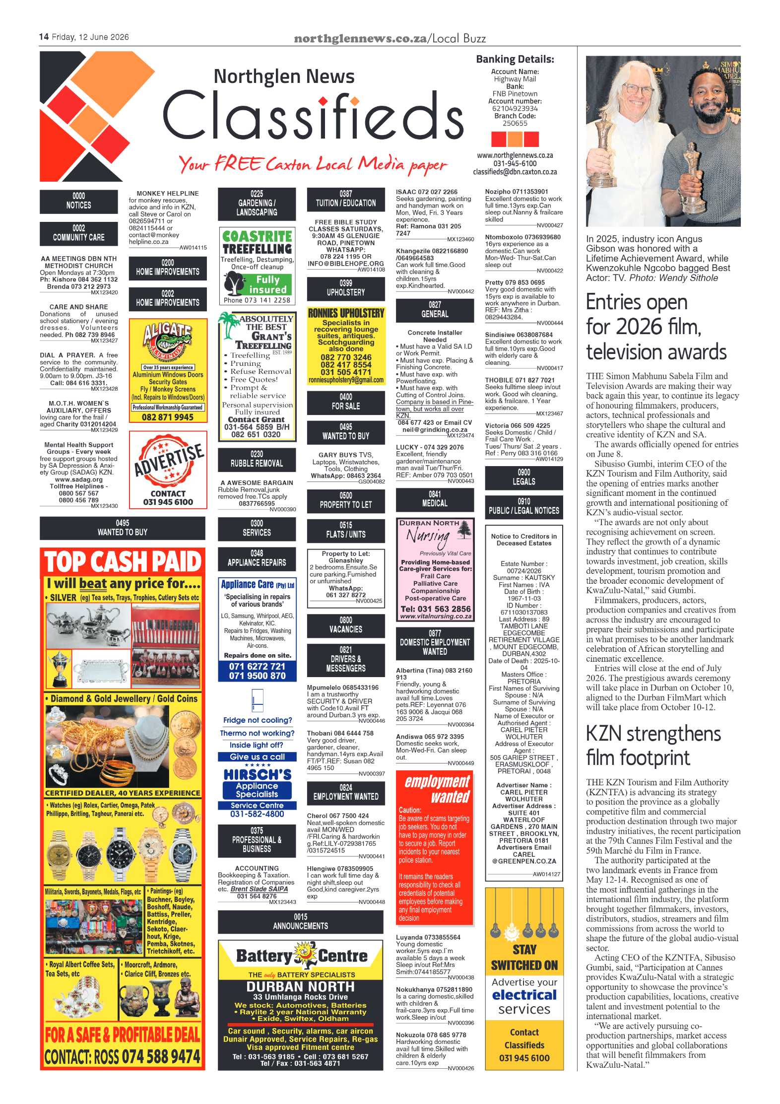 Northglen News 12 June 2026 page 14