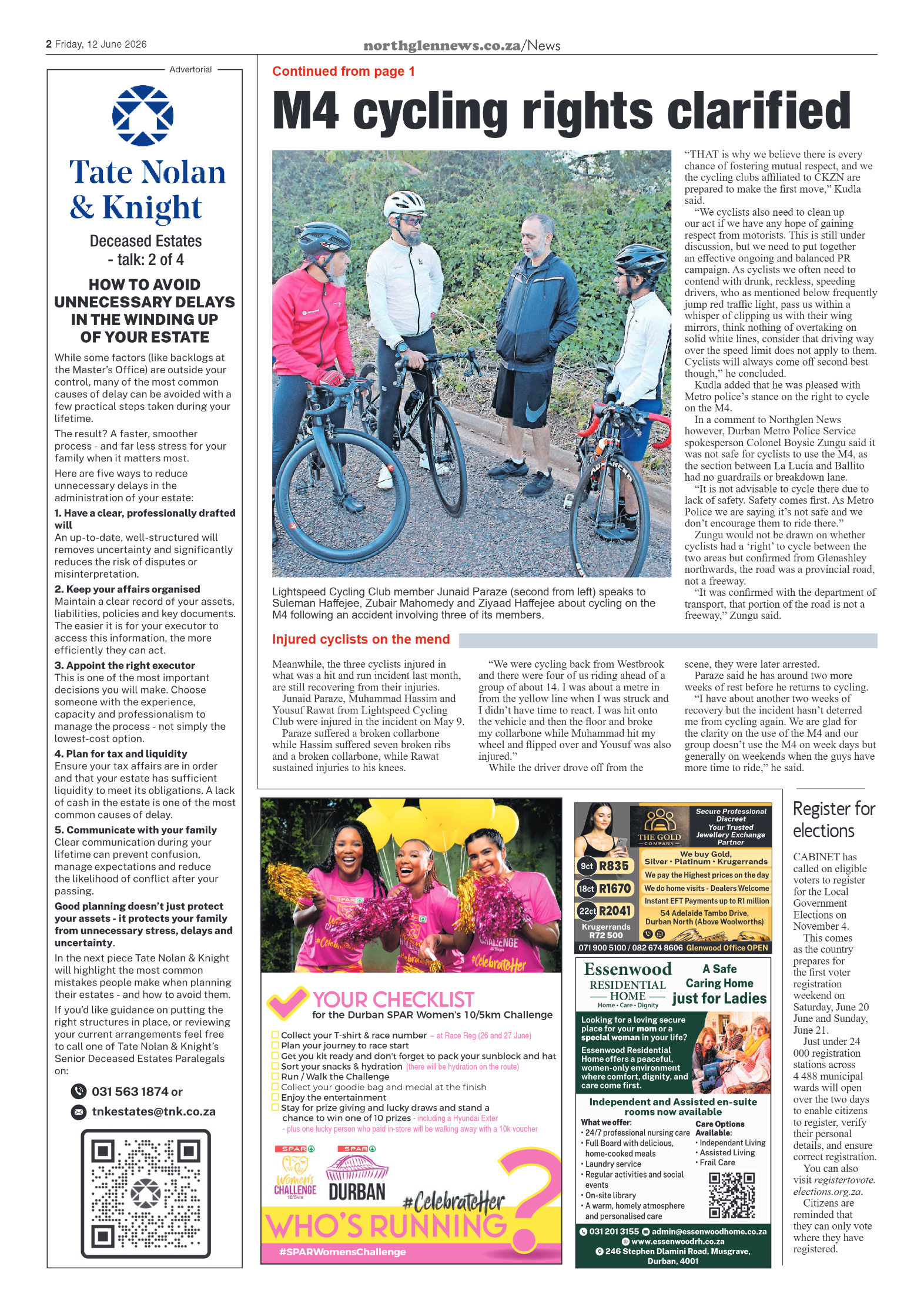 Northglen News 12 June 2026 page 2