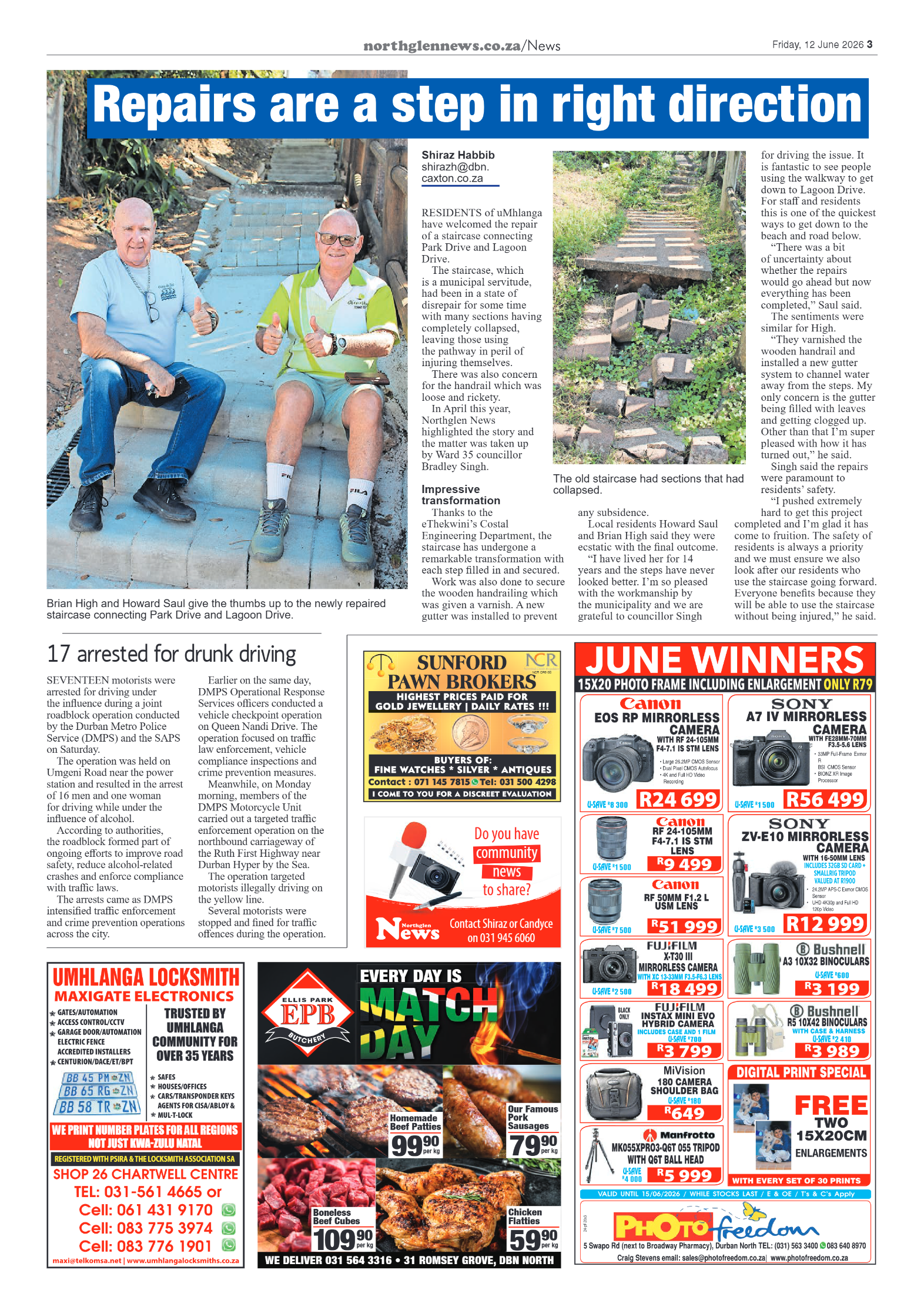 Northglen News 12 June 2026 page 3