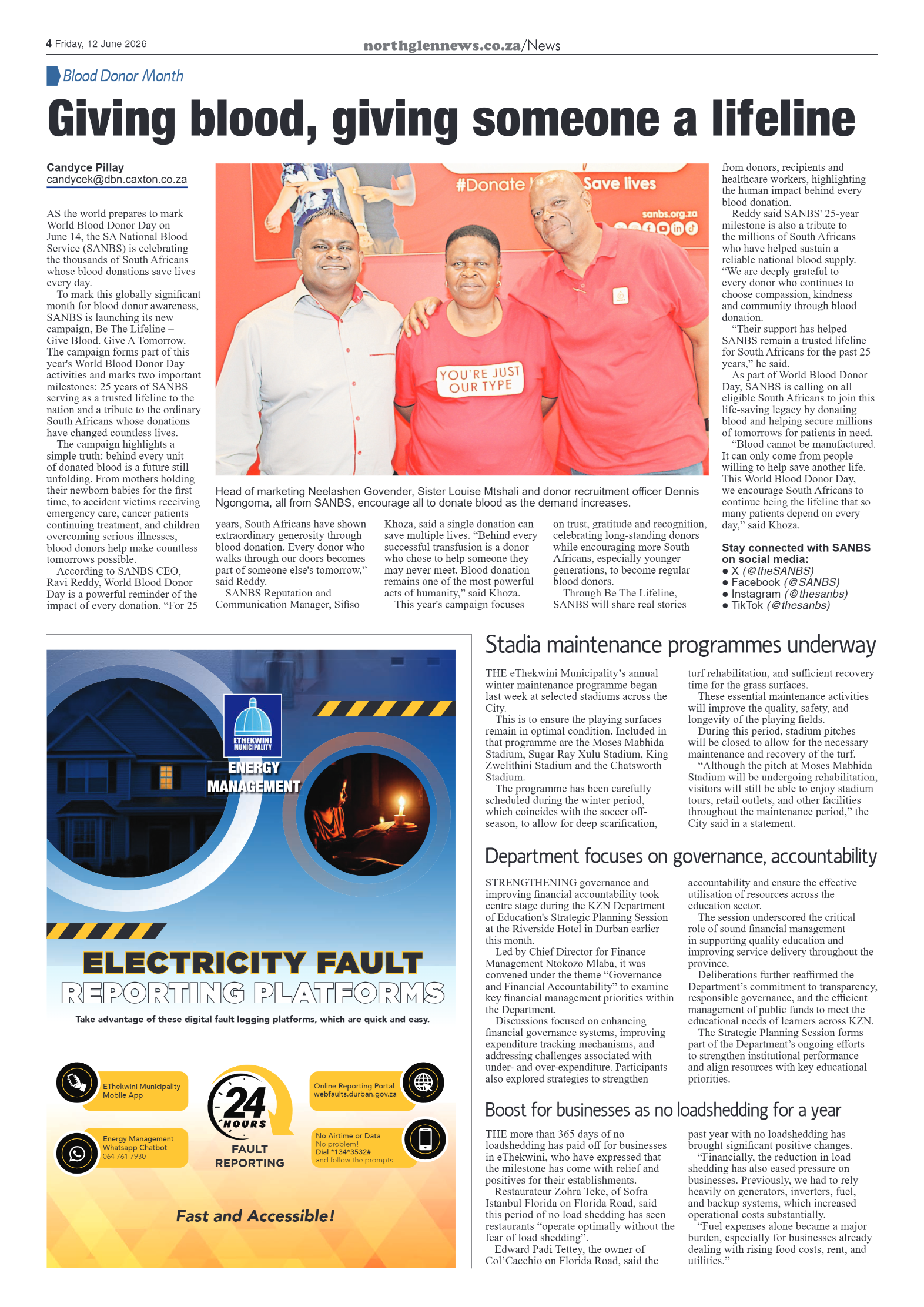 Northglen News 12 June 2026 page 4