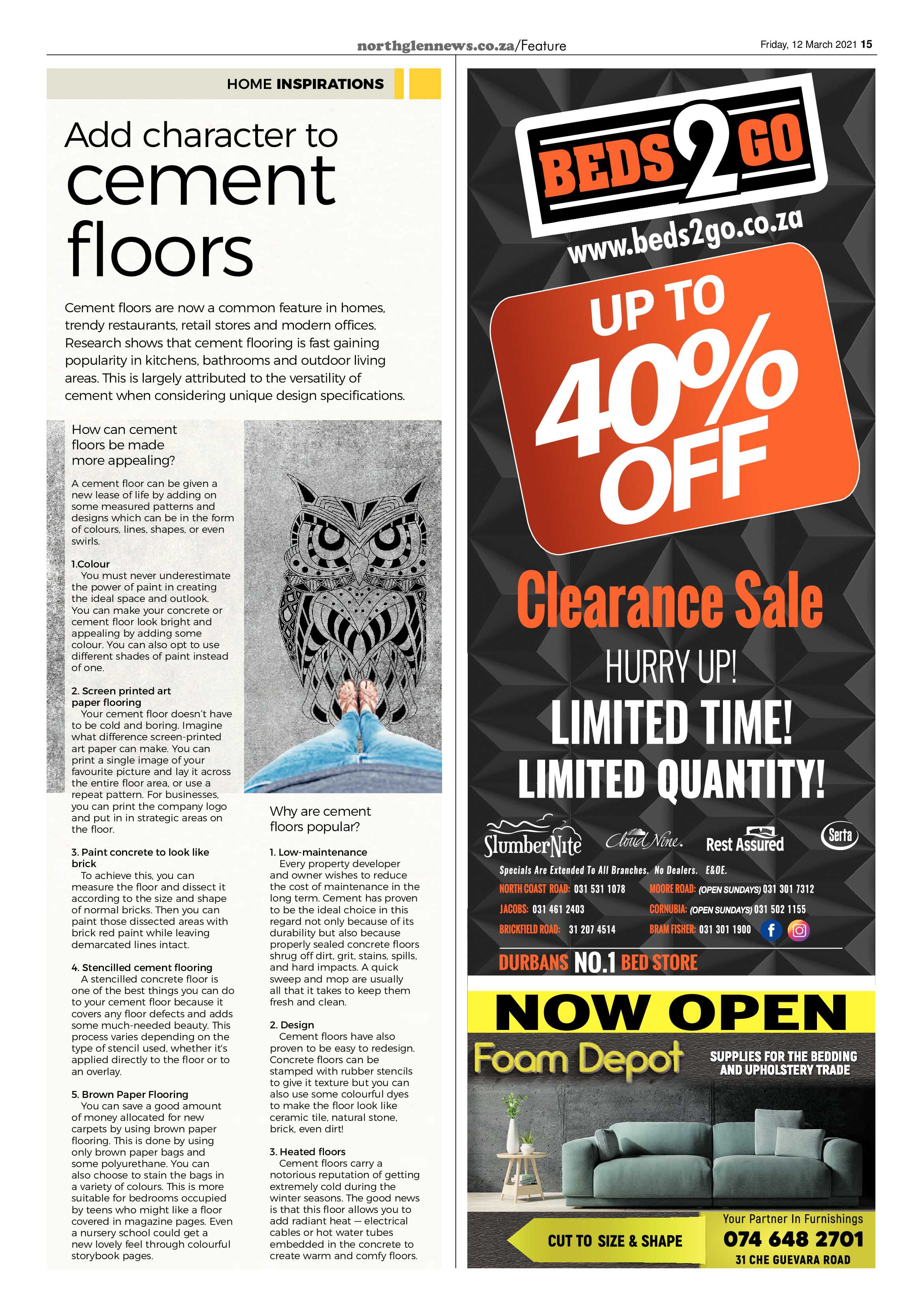 Northglen News 12 March 2021 page 15