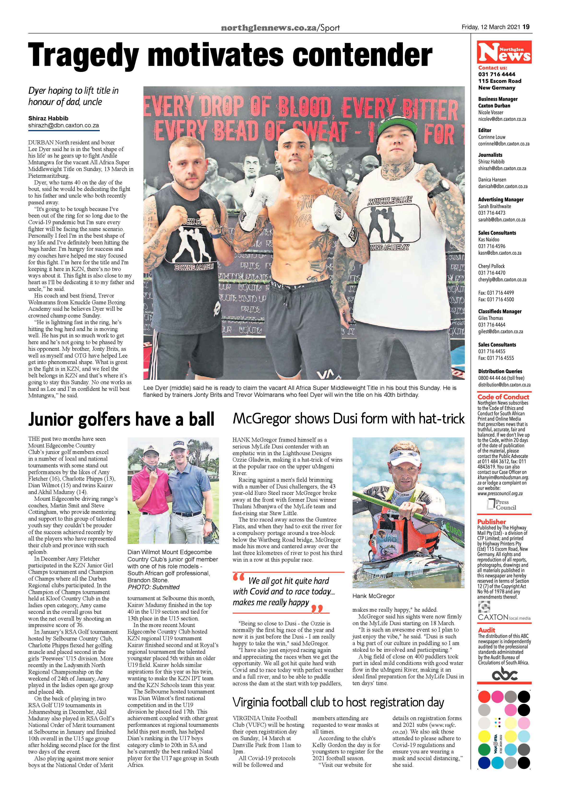 Northglen News 12 March 2021 page 19