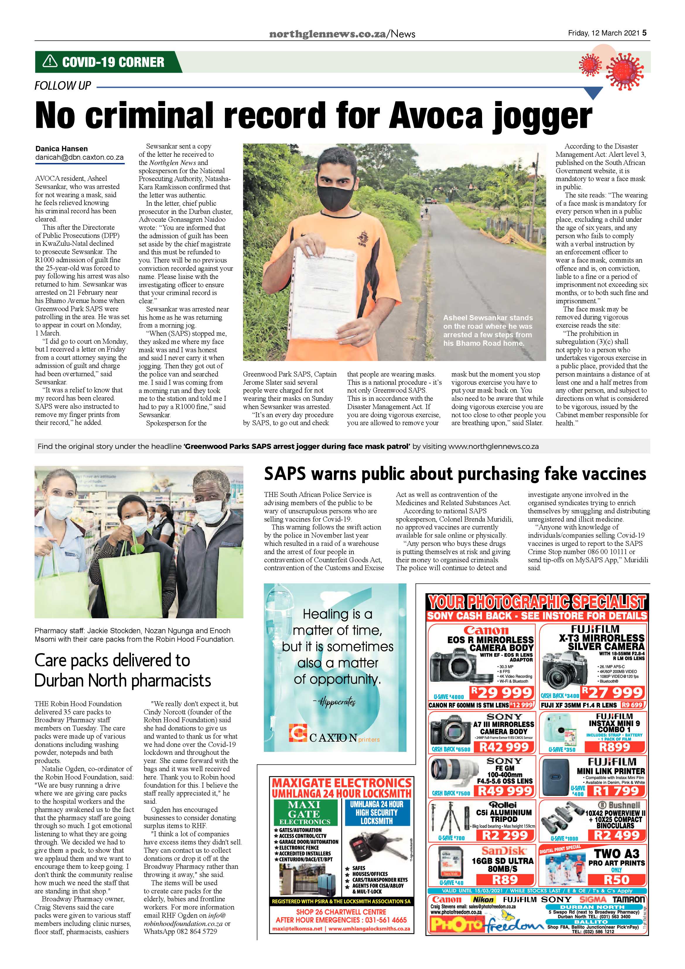 Northglen News 12 March 2021 page 5