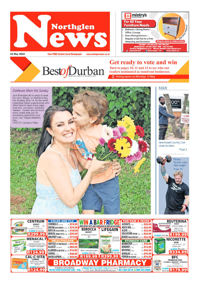 Northglen News 12 May 2023 page 1