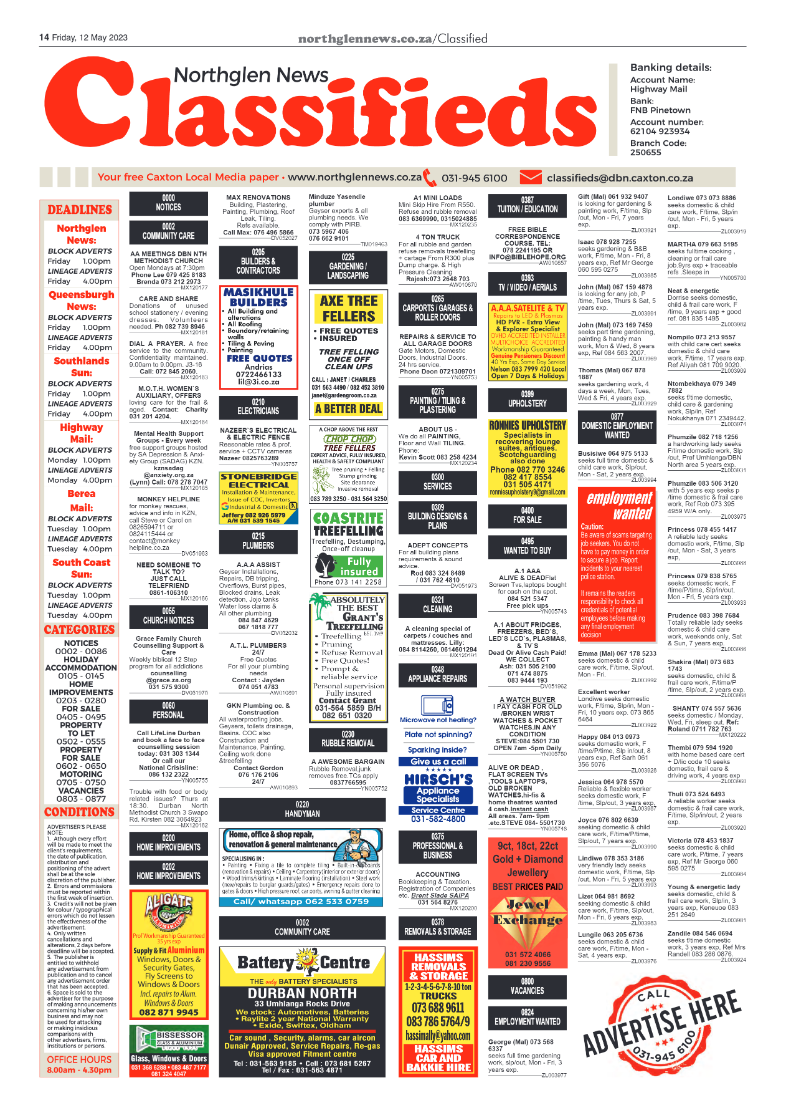 Northglen News 12 May 2023 page 14
