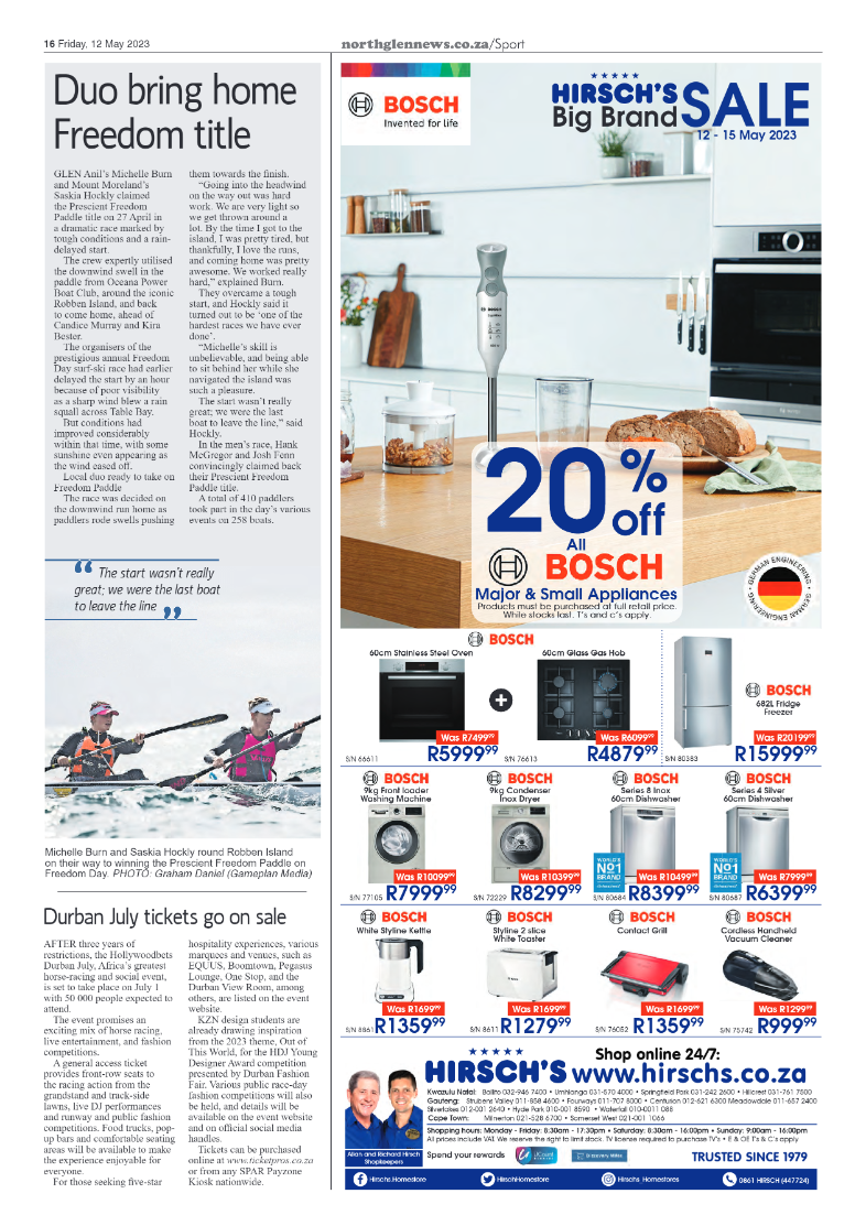 Northglen News 12 May 2023 page 16