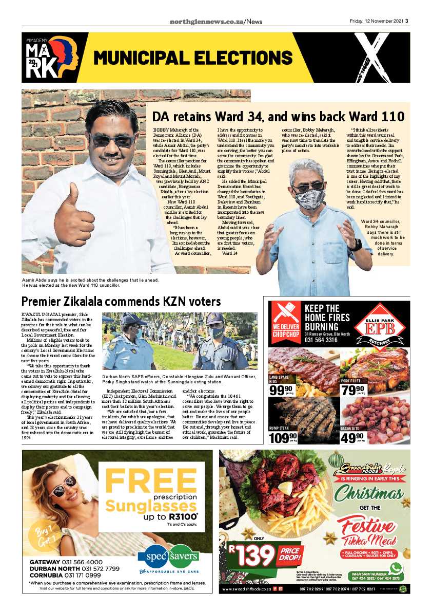 Northglen News 12 November 2021 page 3