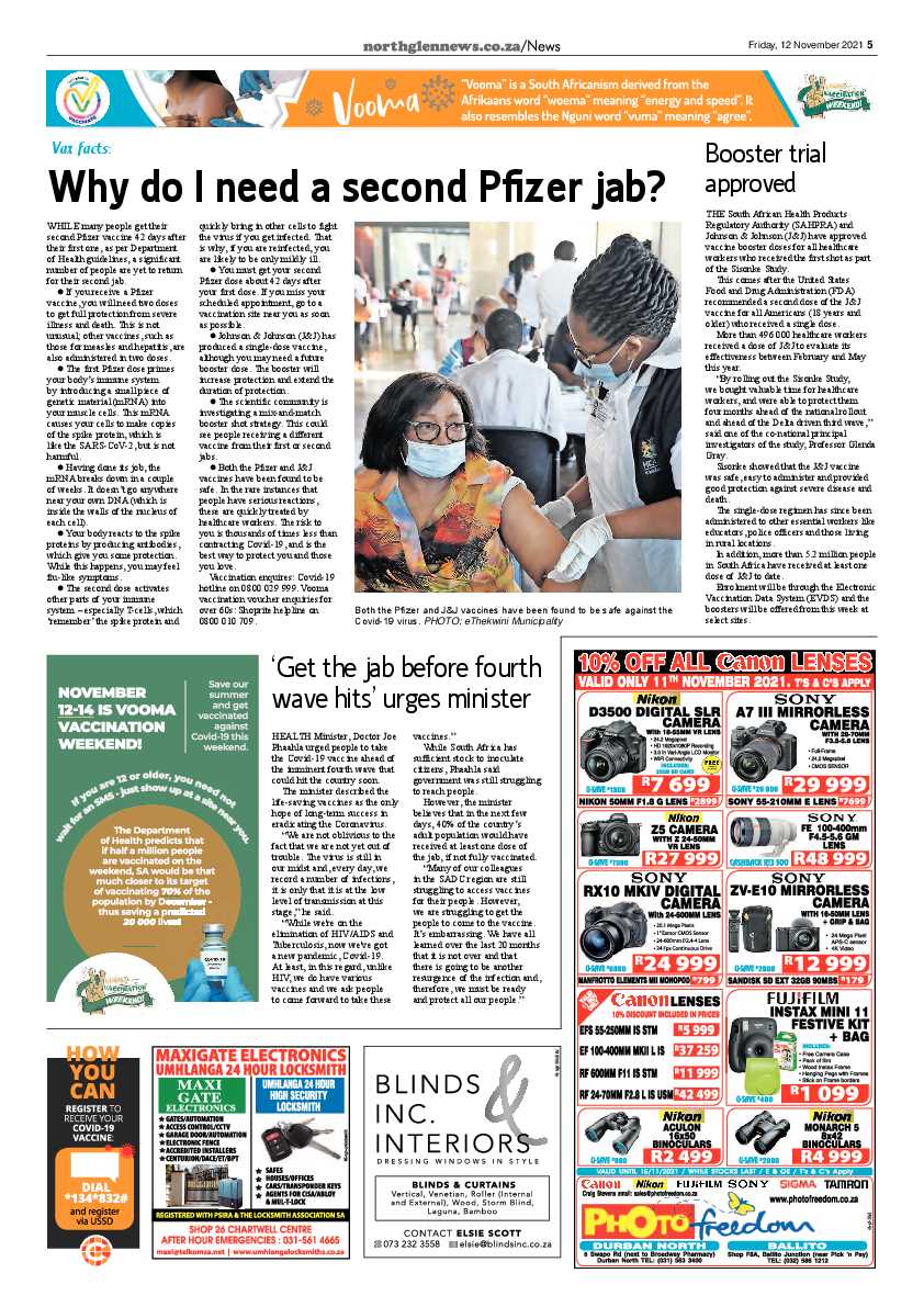 Northglen News 12 November 2021 page 5