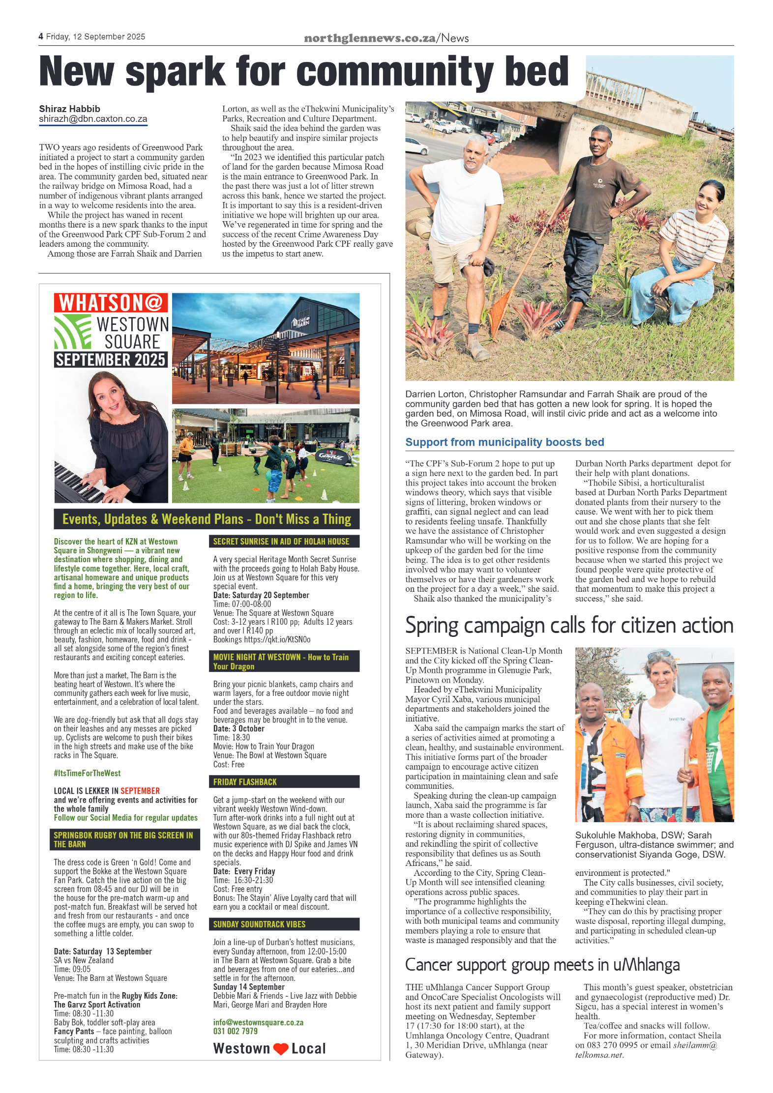 Northglen News 12 September 2025 page 4