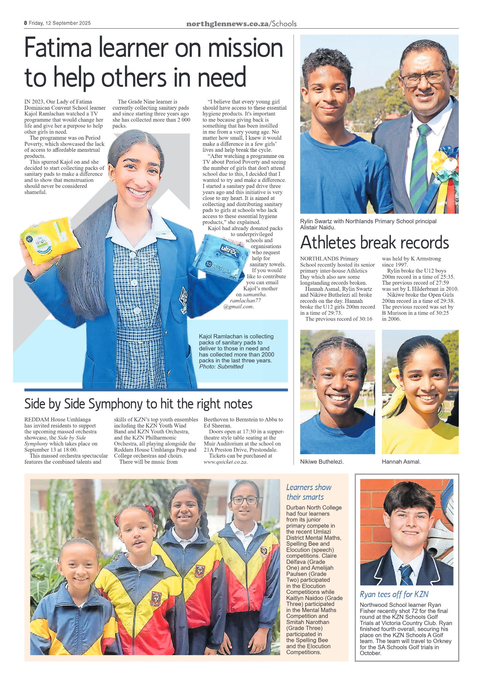 Northglen News 12 September 2025 page 8
