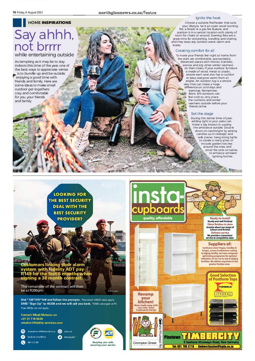 Northglen News 13 August 2021 page 10