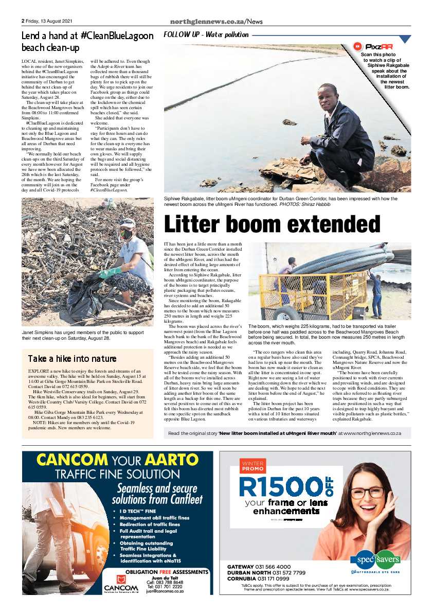 Northglen News 13 August 2021 page 2