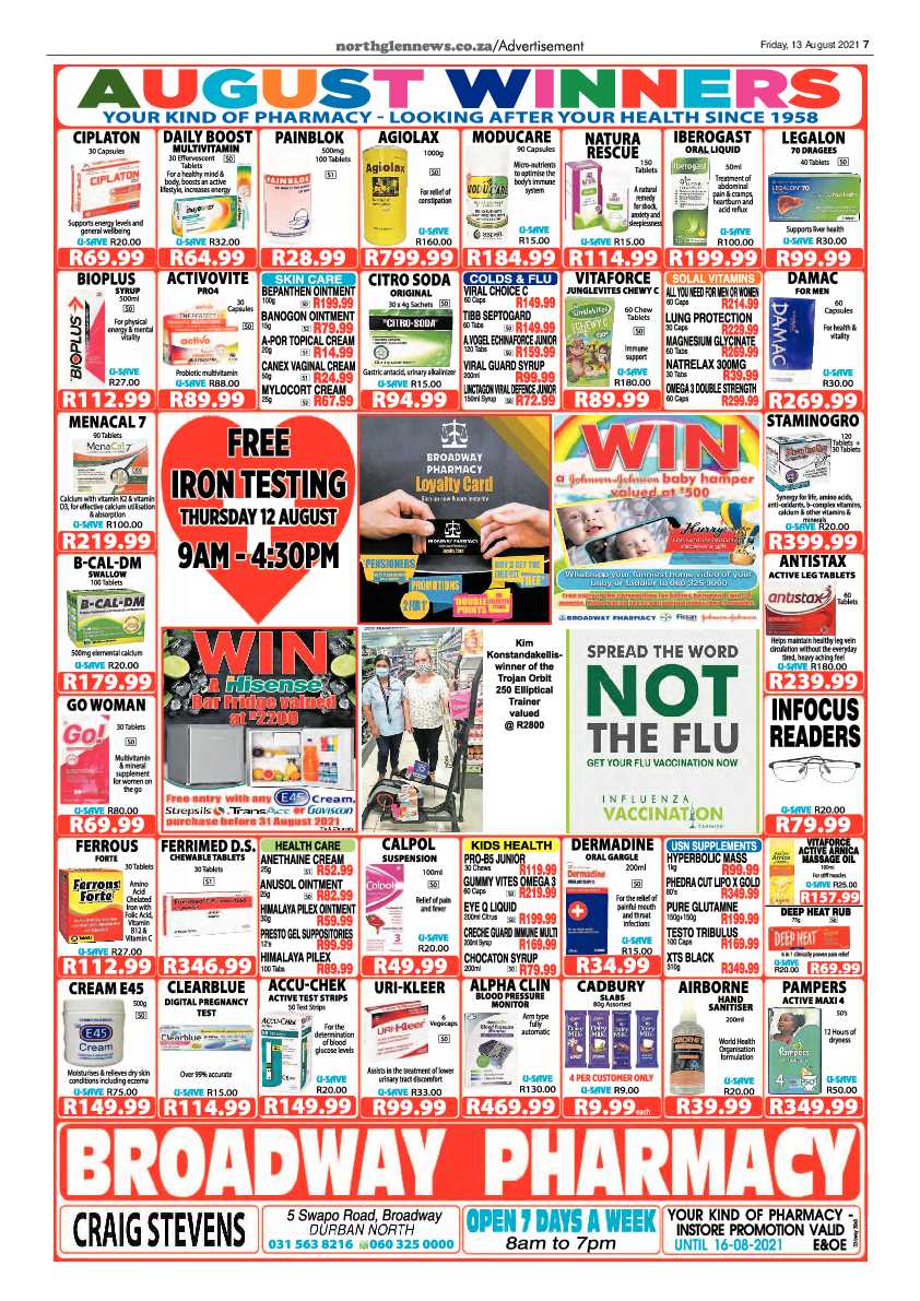Northglen News 13 August 2021 page 7