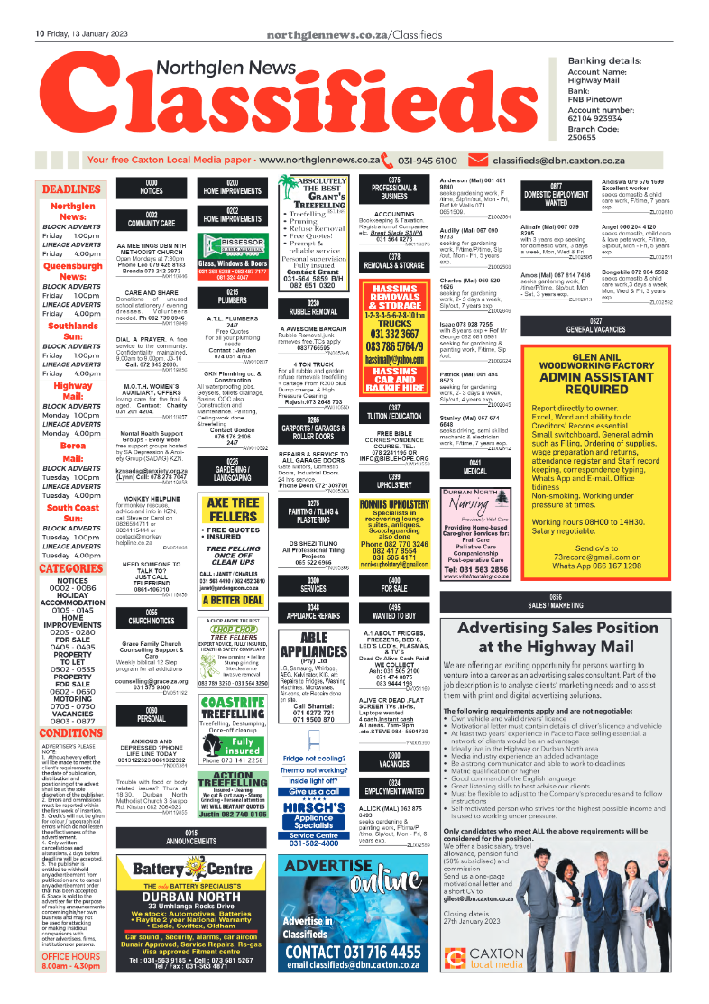 Northglen News 13 January 2023 page 10