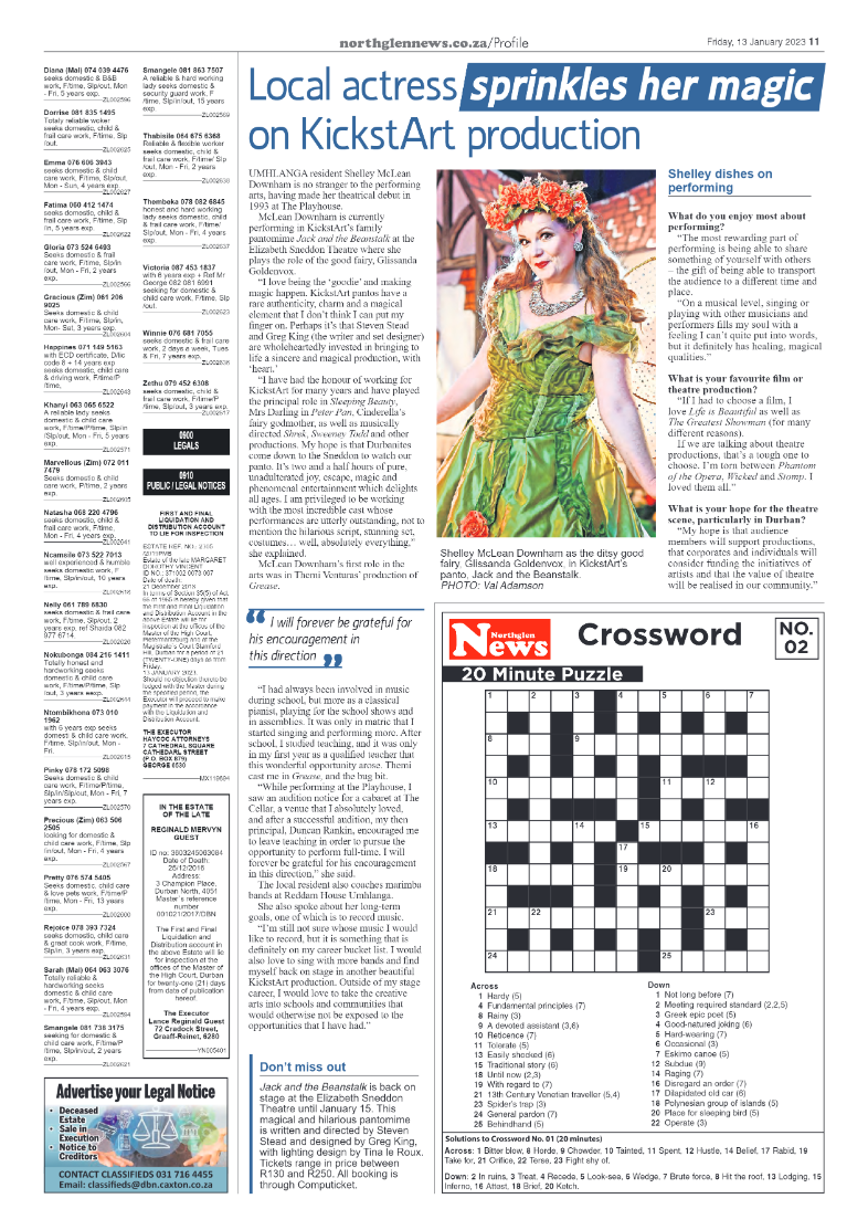 Northglen News 13 January 2023 page 11