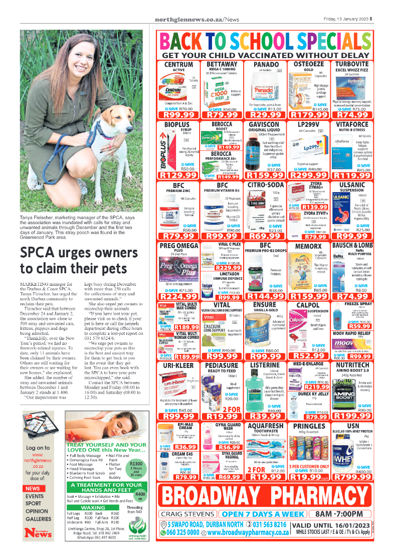 Northglen News 13 January 2023 page 5