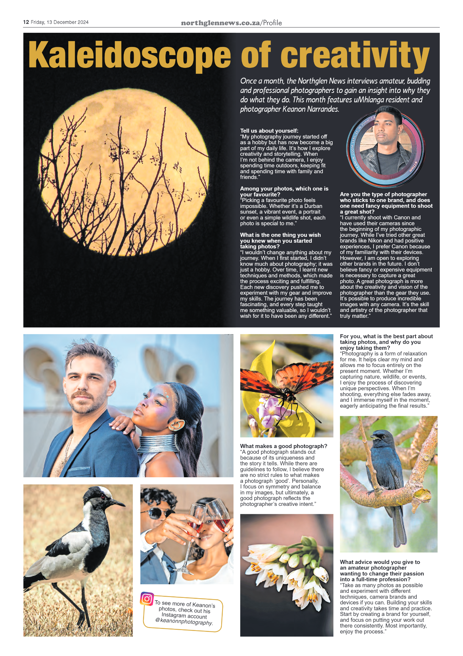 Northglen News 13 December 2024 page 12