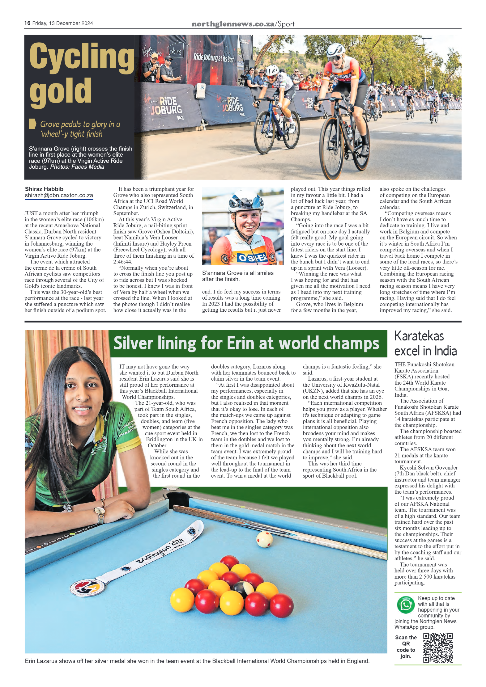 Northglen News 13 December 2024 page 16