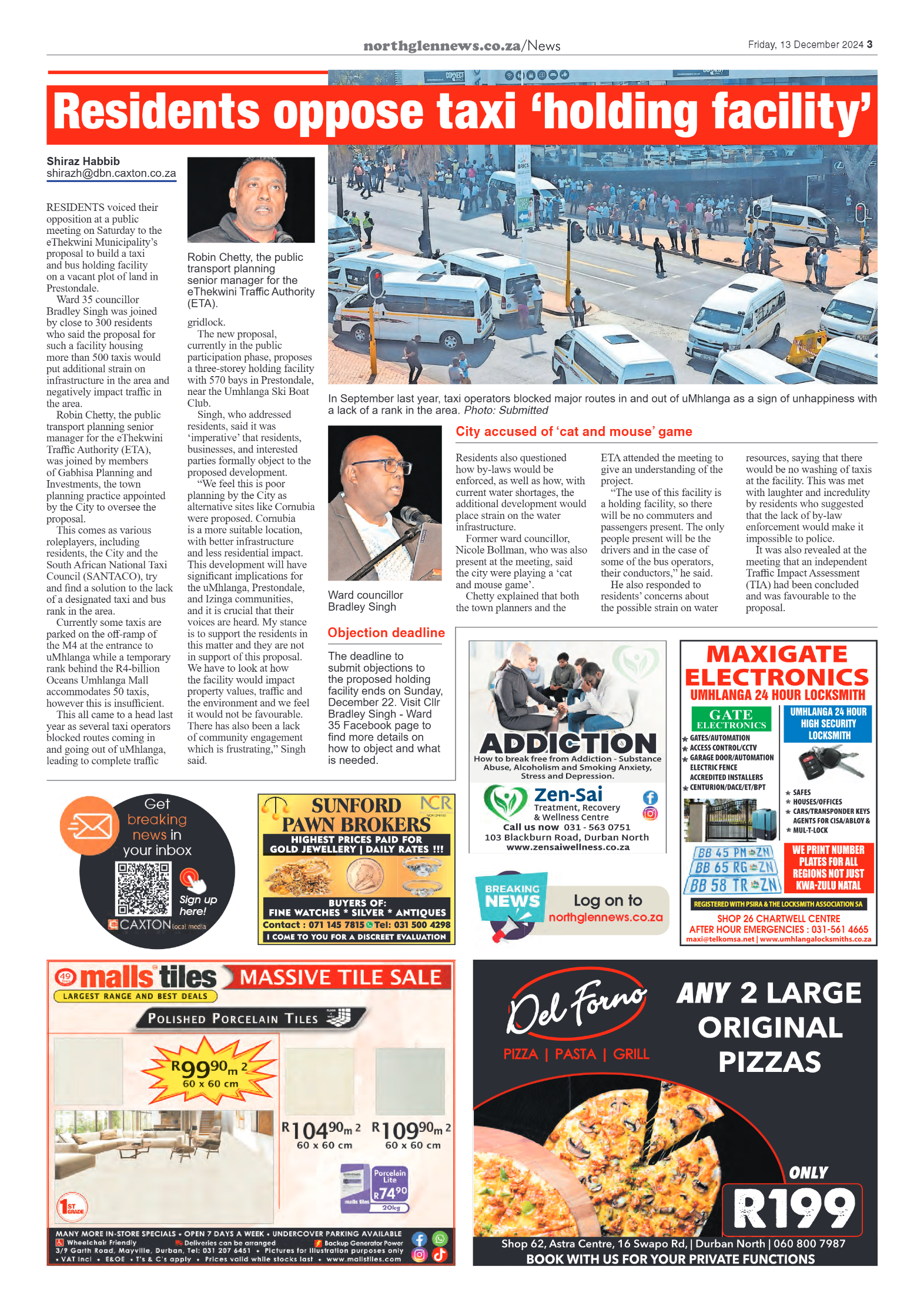 Northglen News 13 December 2024 page 3