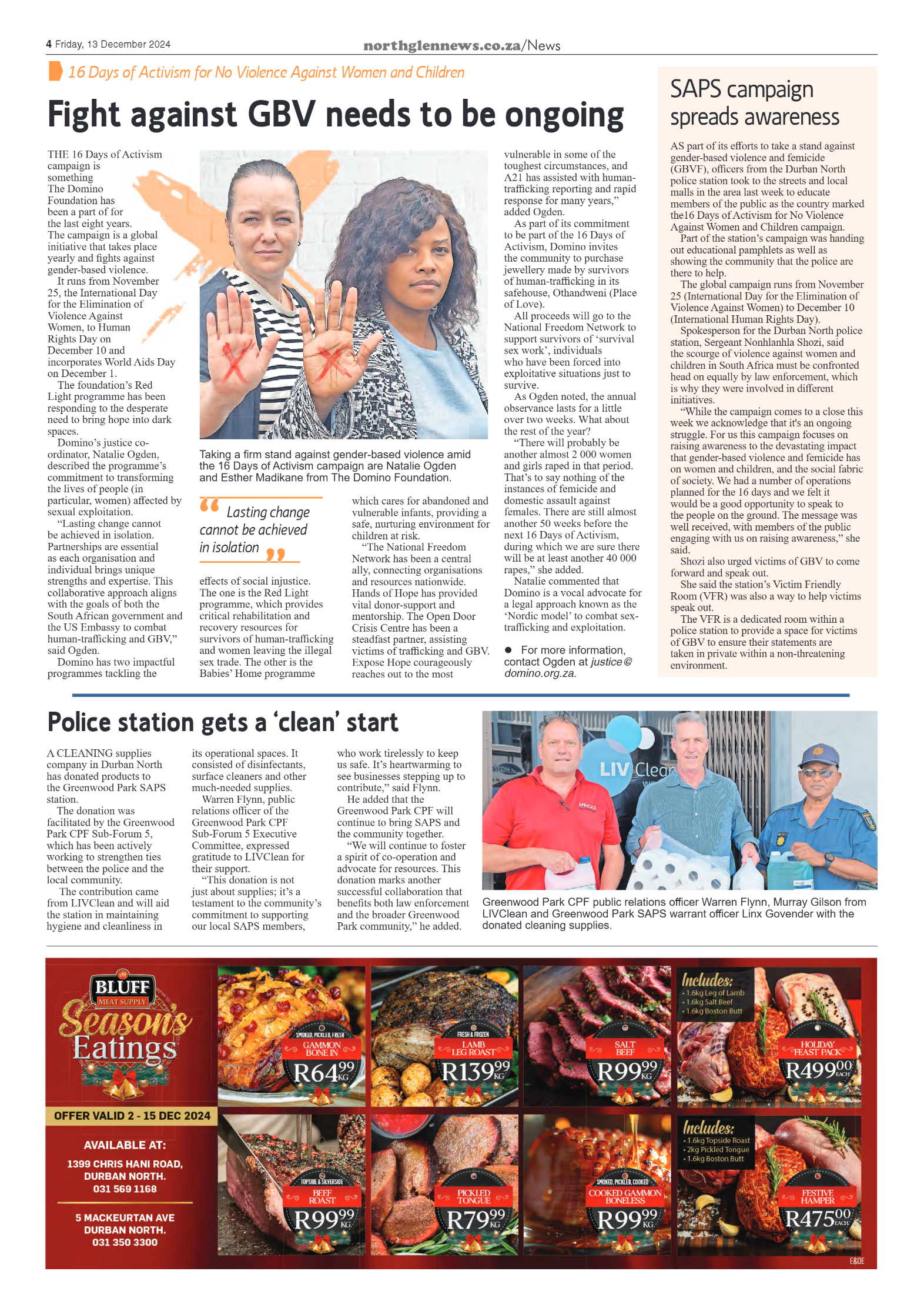 Northglen News 13 December 2024 page 4