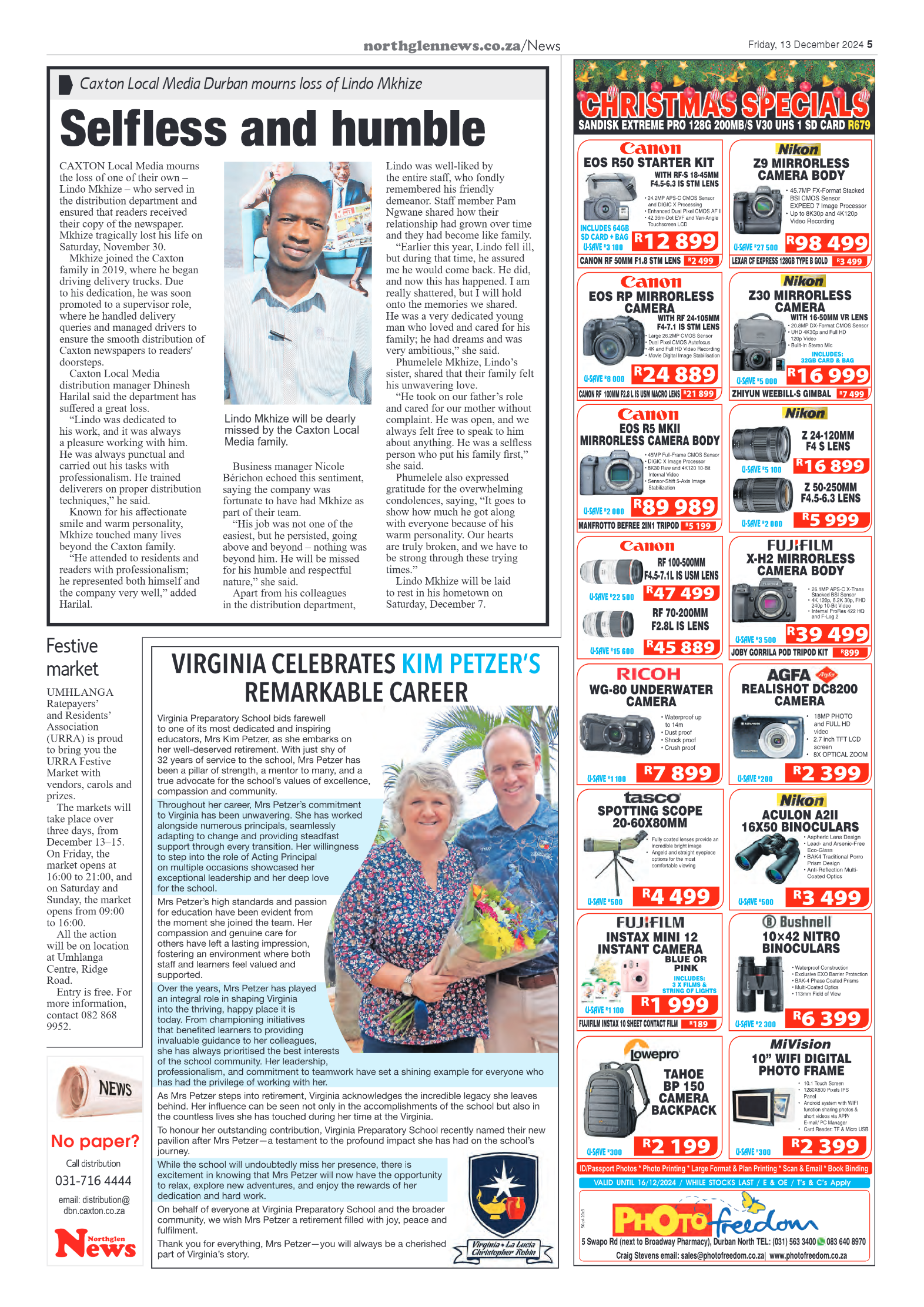 Northglen News 13 December 2024 page 5