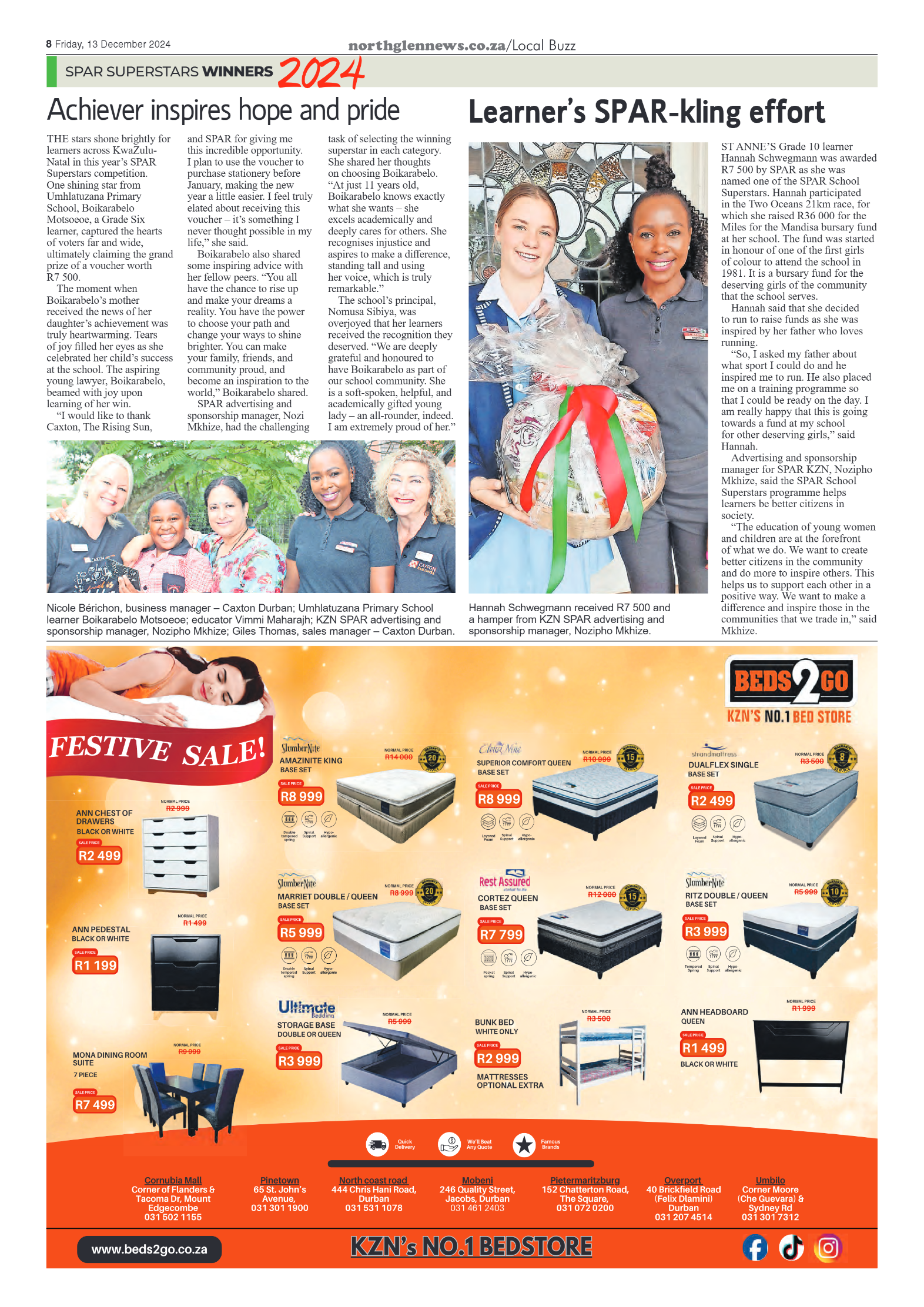 Northglen News 13 December 2024 page 8
