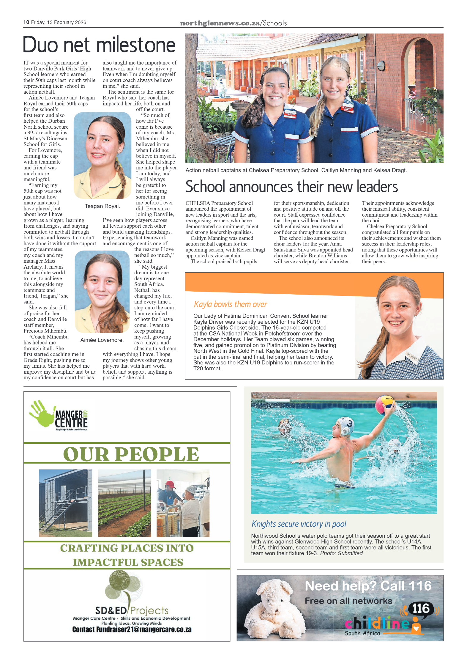 Northglen News 13 February 2026 page 10