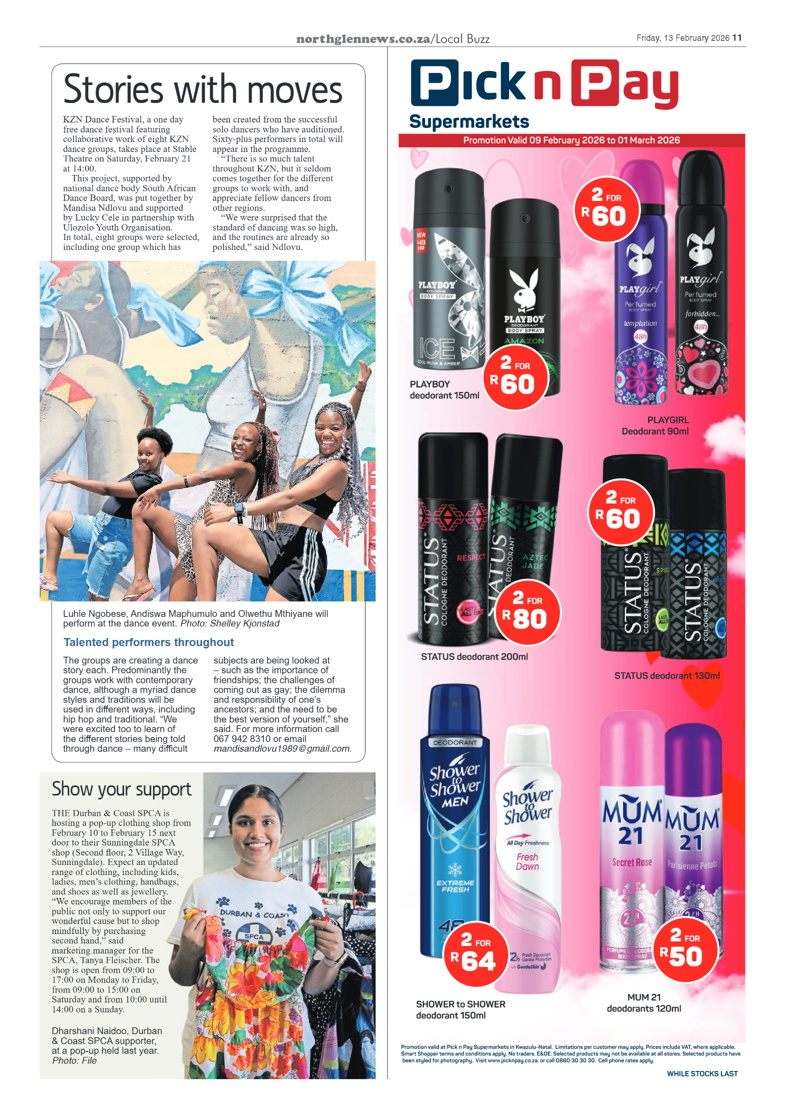 Northglen News 13 February 2026 page 11