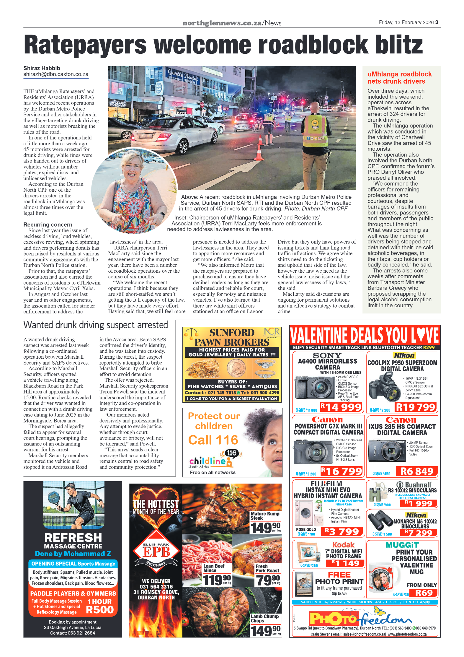Northglen News 13 February 2026 page 3