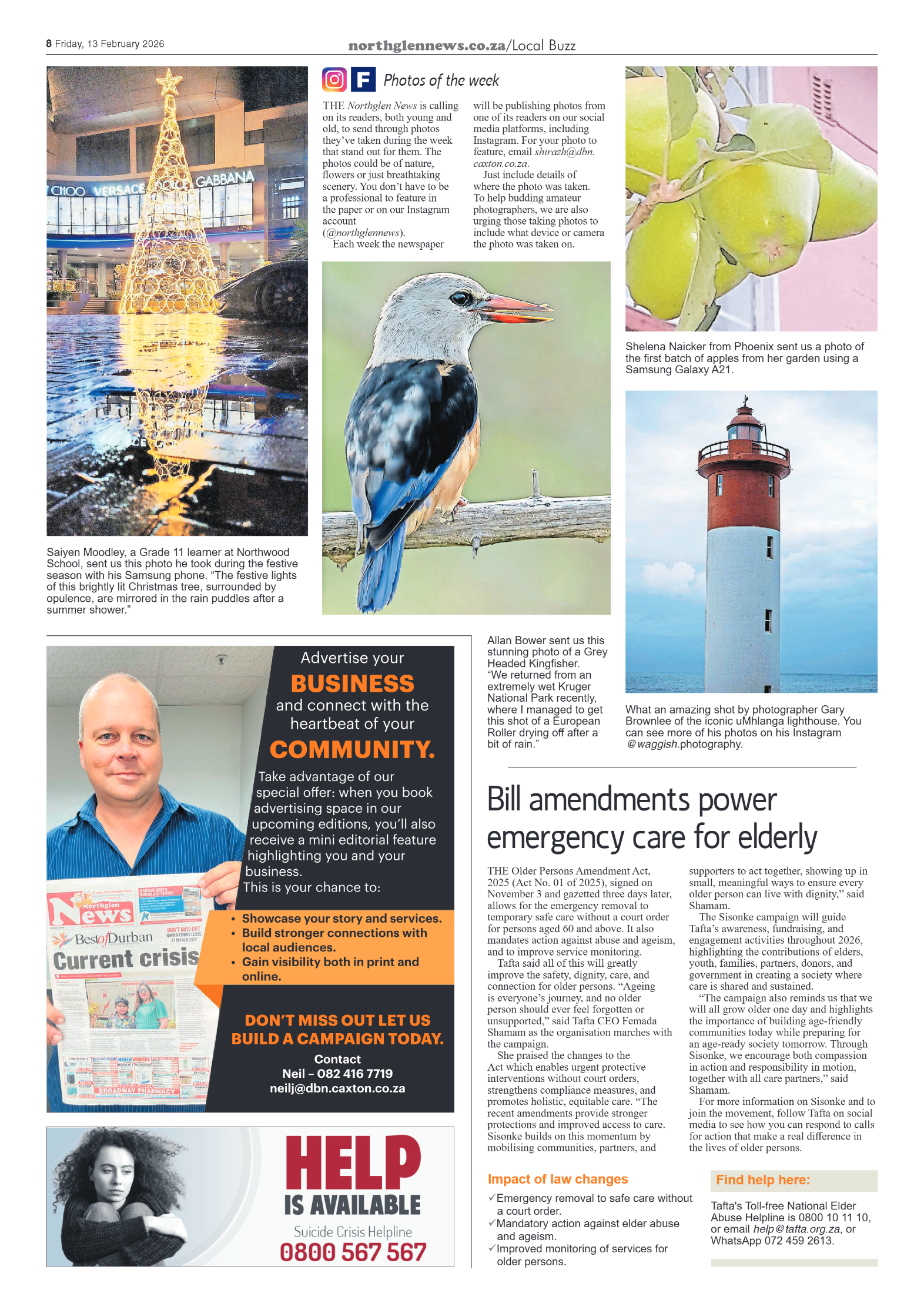 Northglen News 13 February 2026 page 8