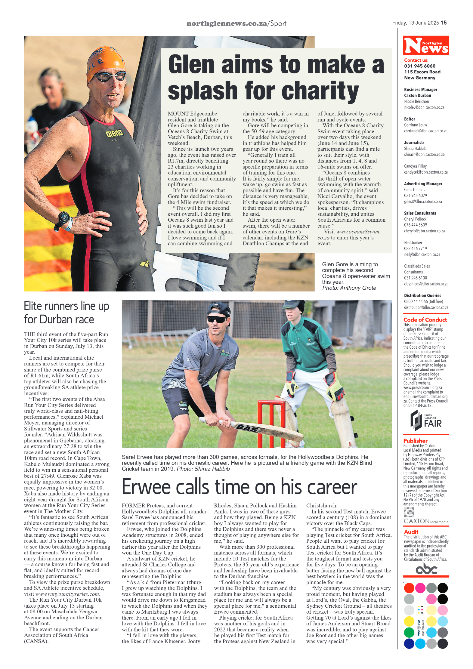 Northglen News 13 June 2025 page 15