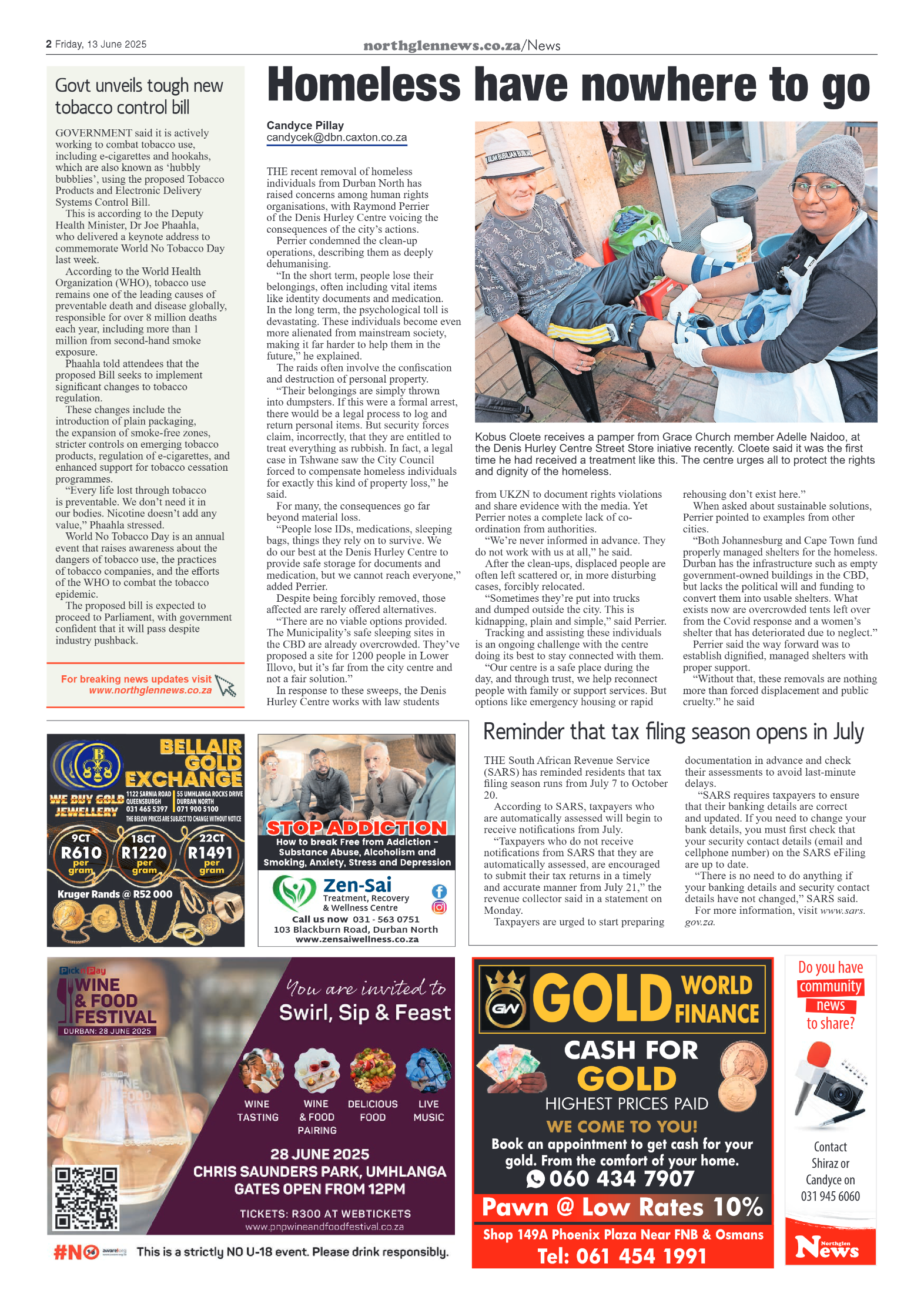 Northglen News 13 June 2025 page 2