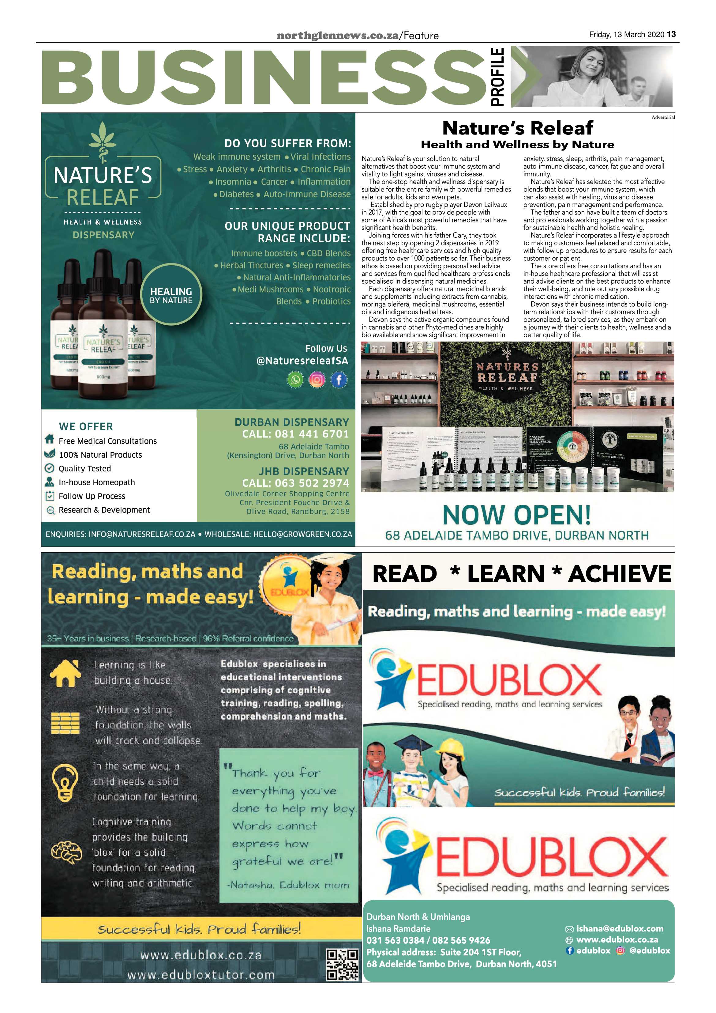 Northglen News 13 March 2020 page 13