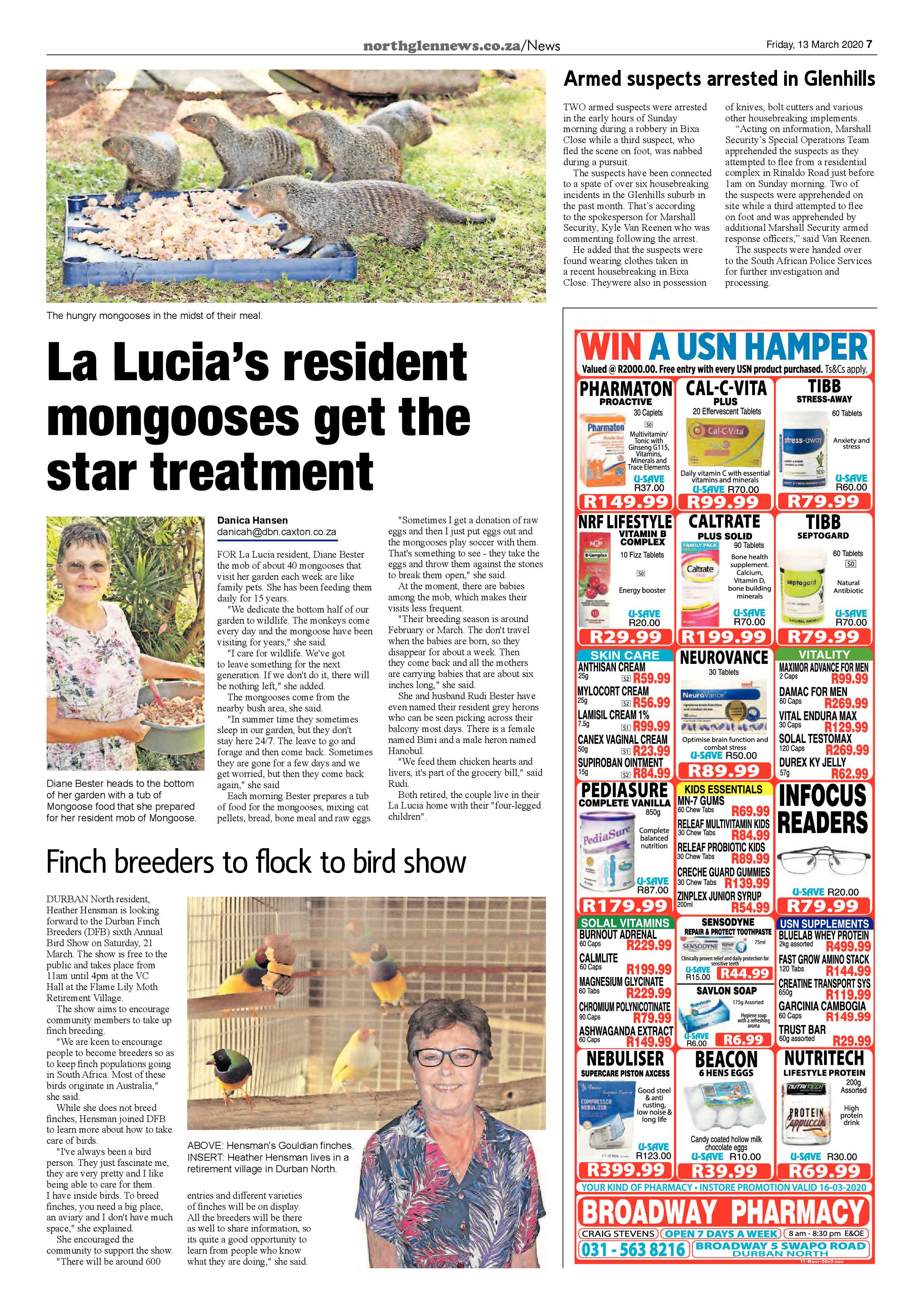 Northglen News 13 March 2020 page 7