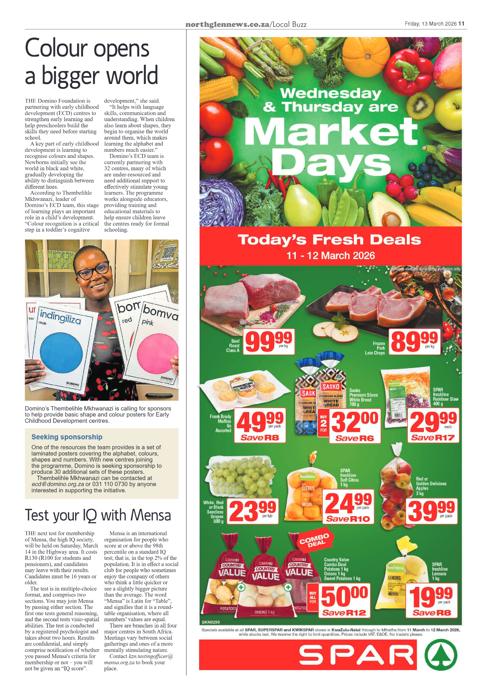 Northglen News 13 March 2026 page 11