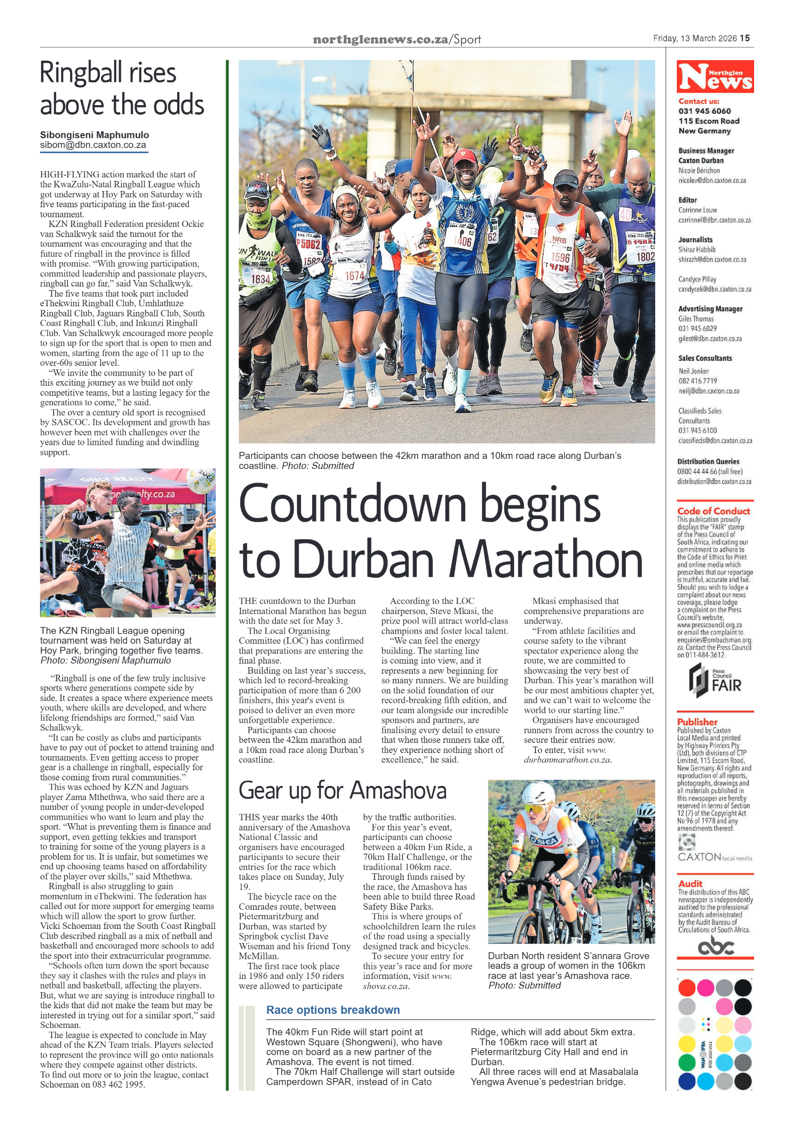 Northglen News 13 March 2026 page 15